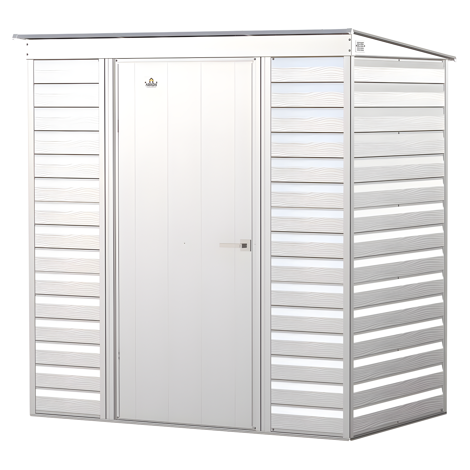 6 ft. W x 4 ft. D Steel Horizontal Storage Shed