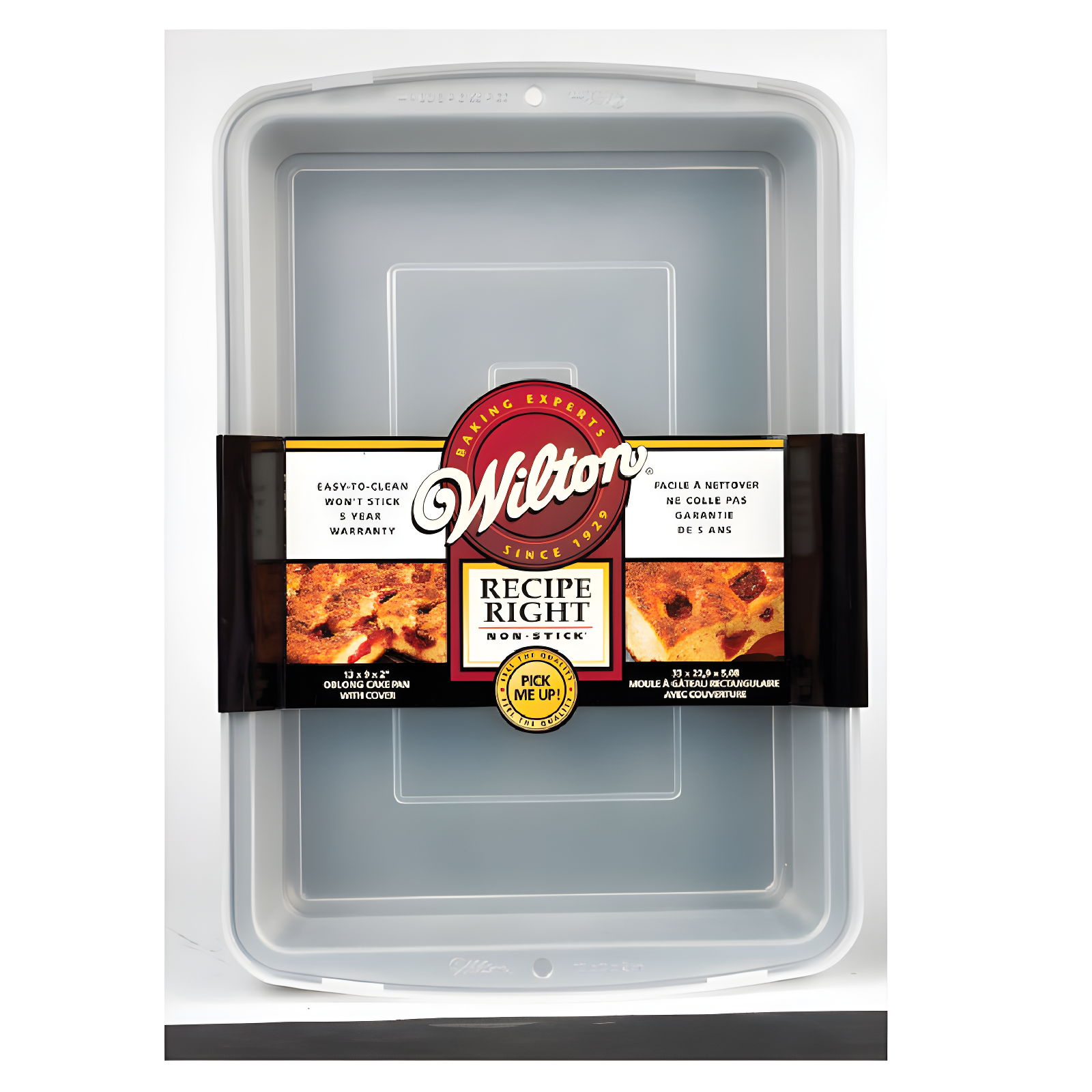 Wilton Wilton 191003187 Recipe Right Non Stick Covered Cake Pan, 13" X 9"