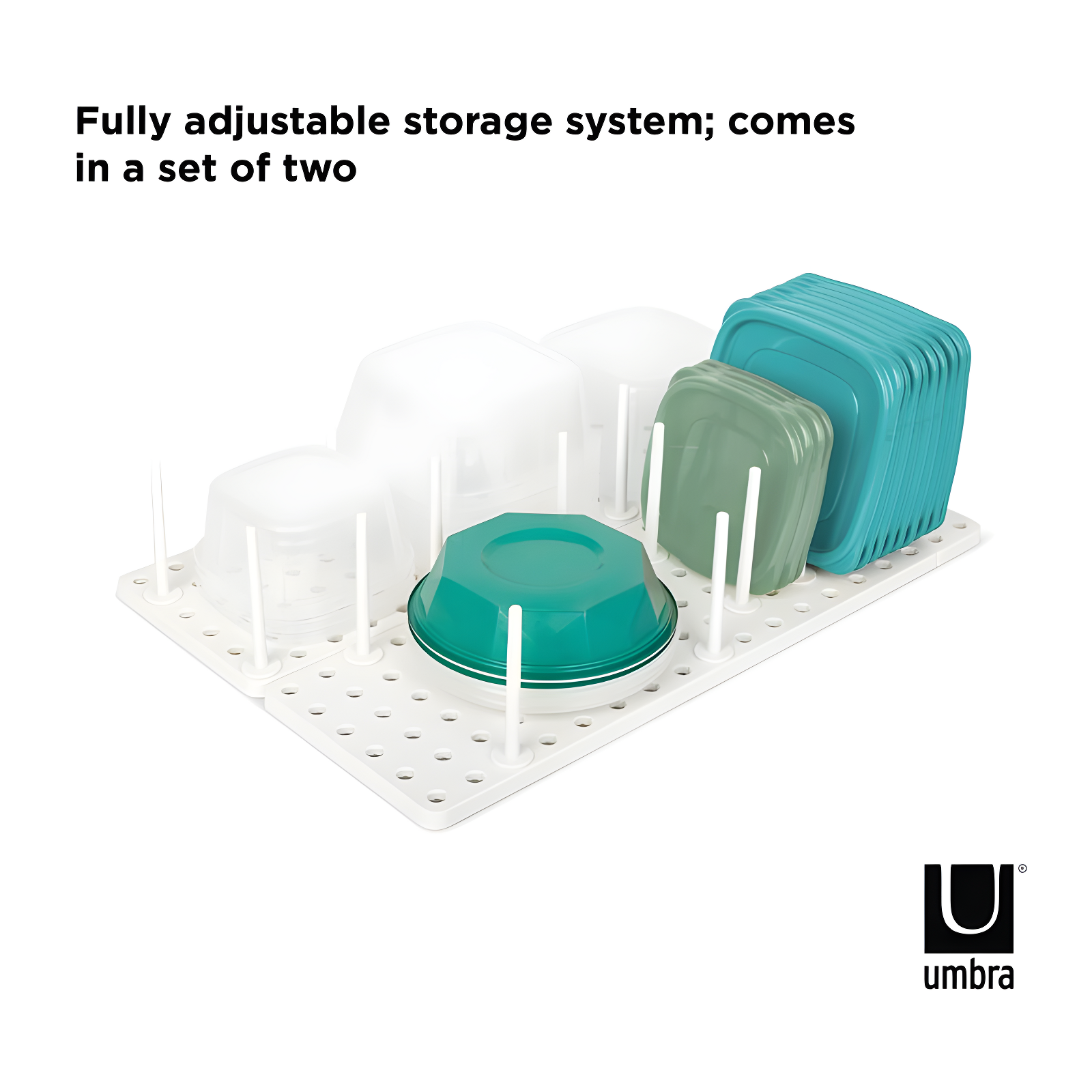 Umbra Peggy White Drawer Organizer