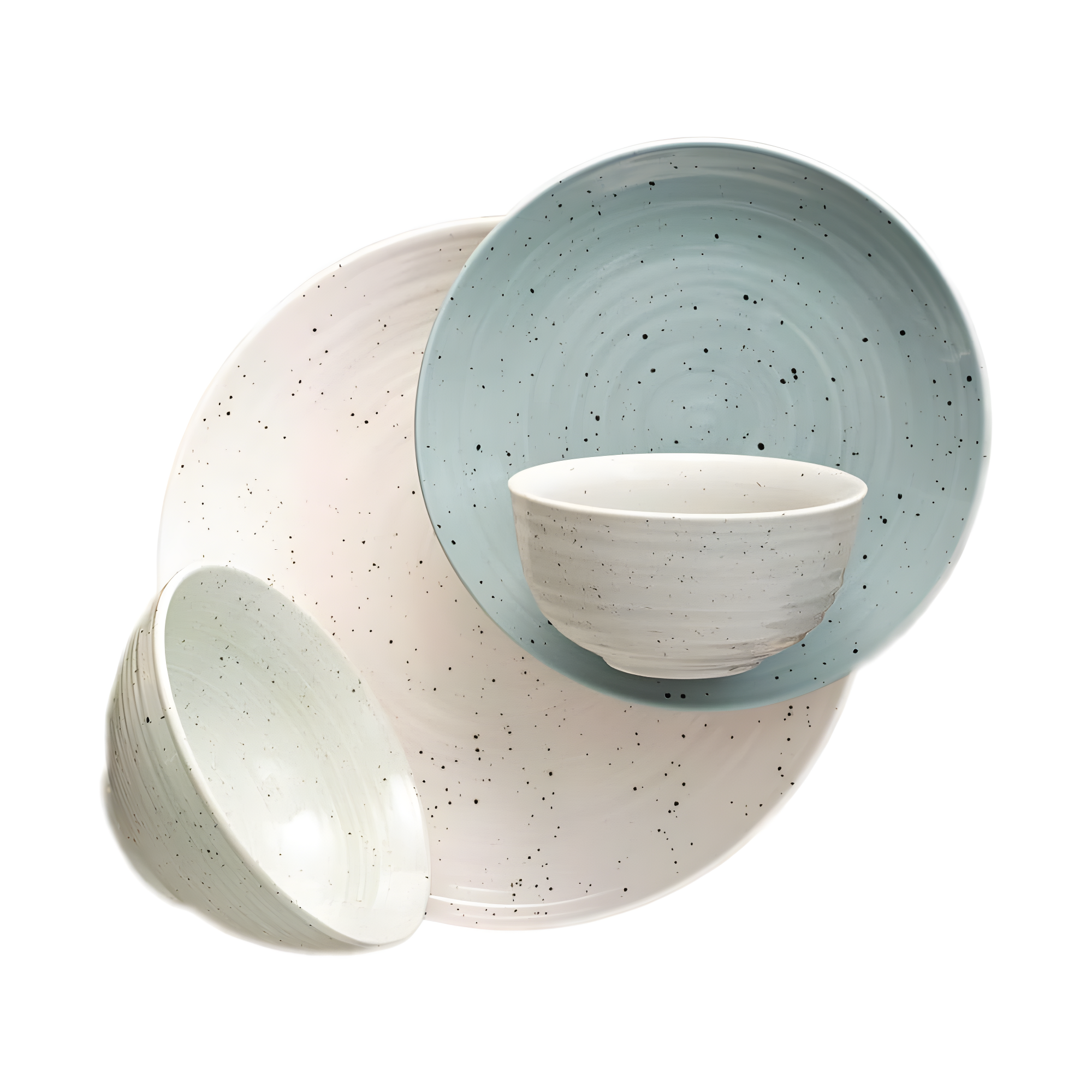 Siterra Artist's Blend Stoneware 16 Pc Dinnerware Set