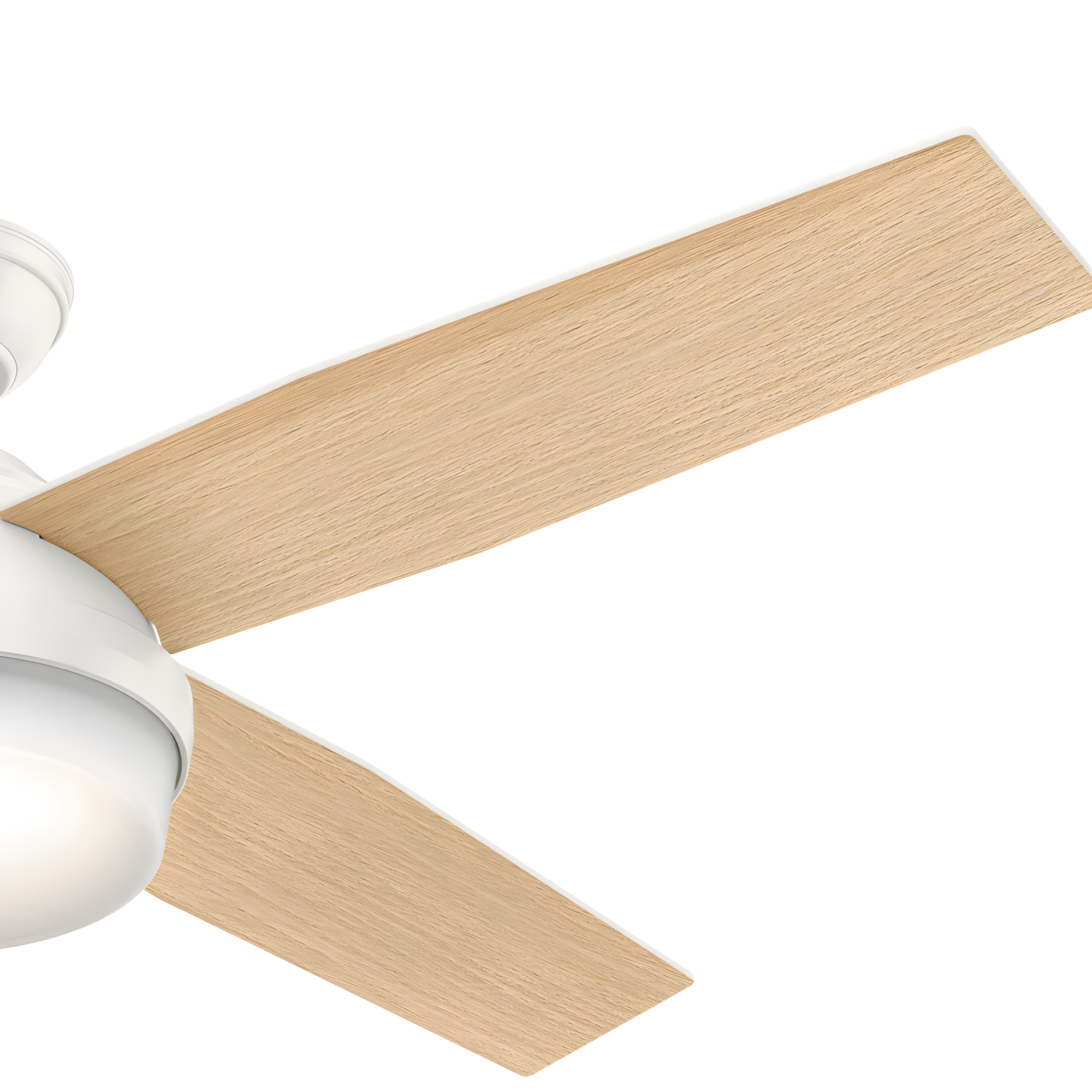 Dempsey 52" 4 - Blade Contemporary Indoor Ceiling Fan with Lights and Remote