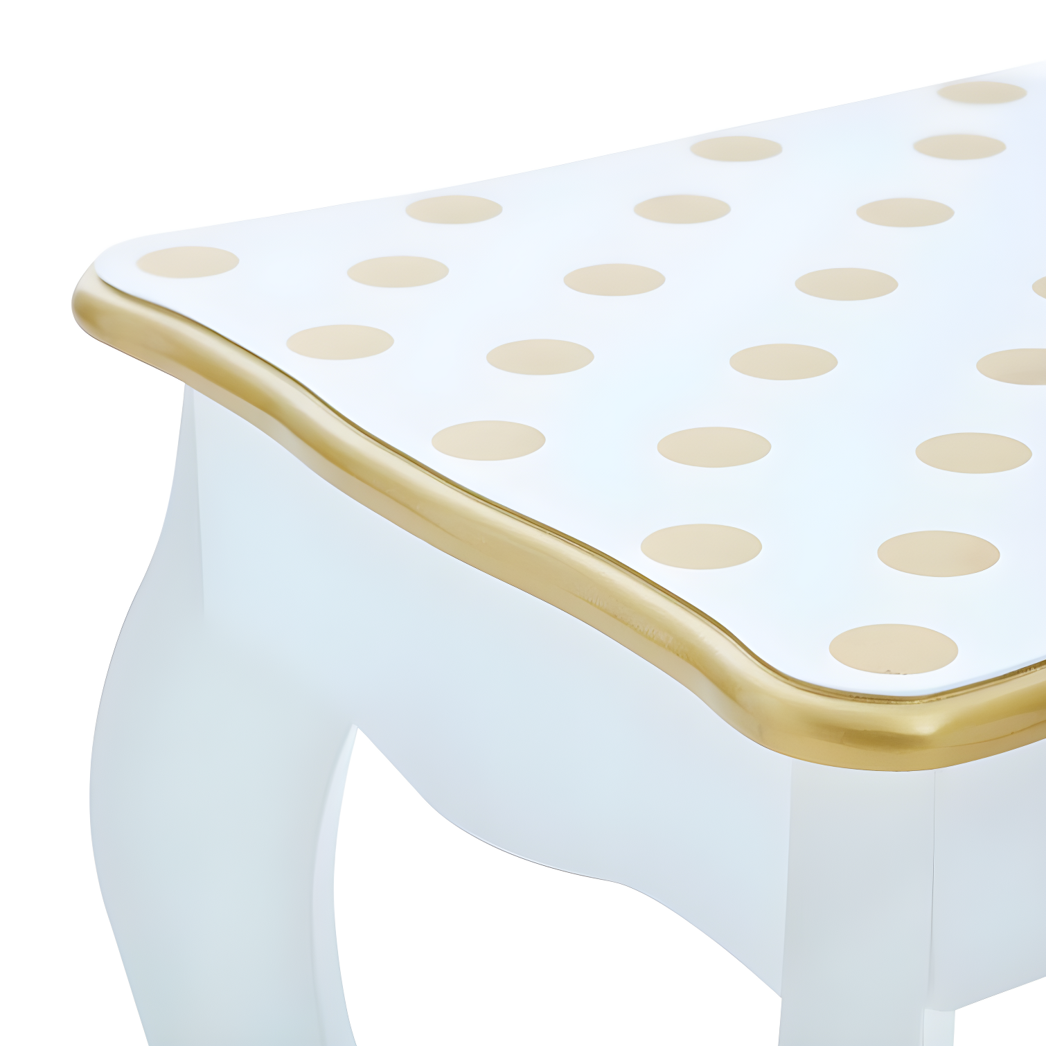 Teamson Kids Gisele Wooden Polka Dot 2-pc. Play Vanity for Accessories