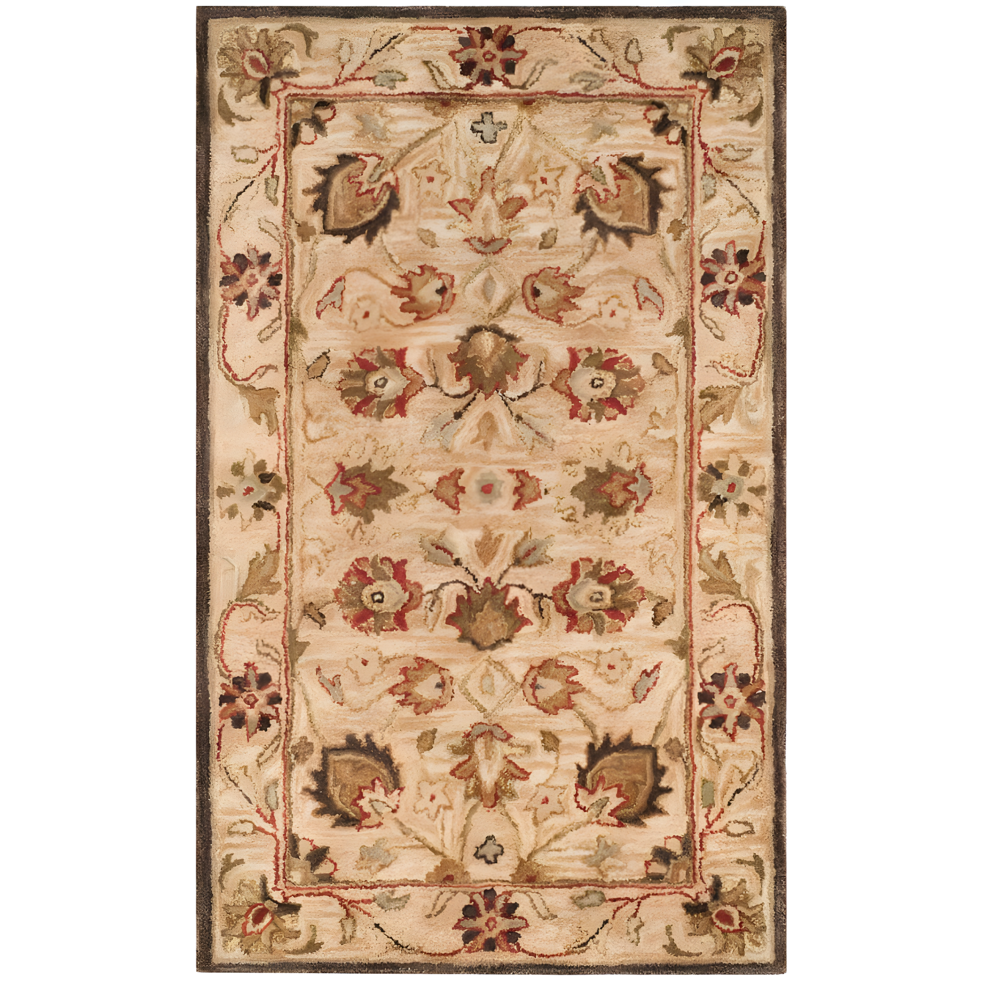 Antiquity AT812 Hand Tufted Indoor Accent Rug - Beige/Beige - 3'x5' - Safavieh