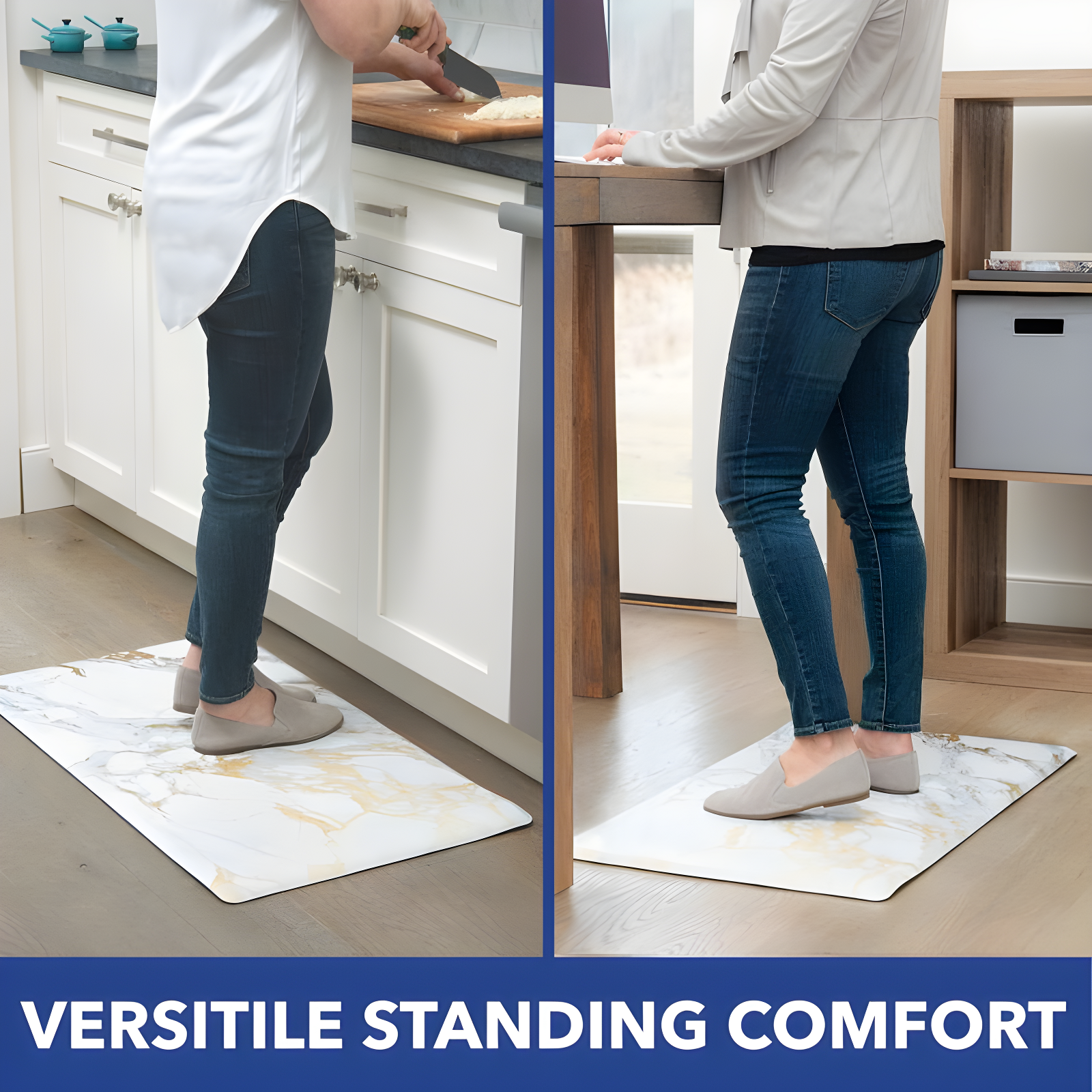 SoHome Cozy Living Modern Marble Anti-Fatigue Mat