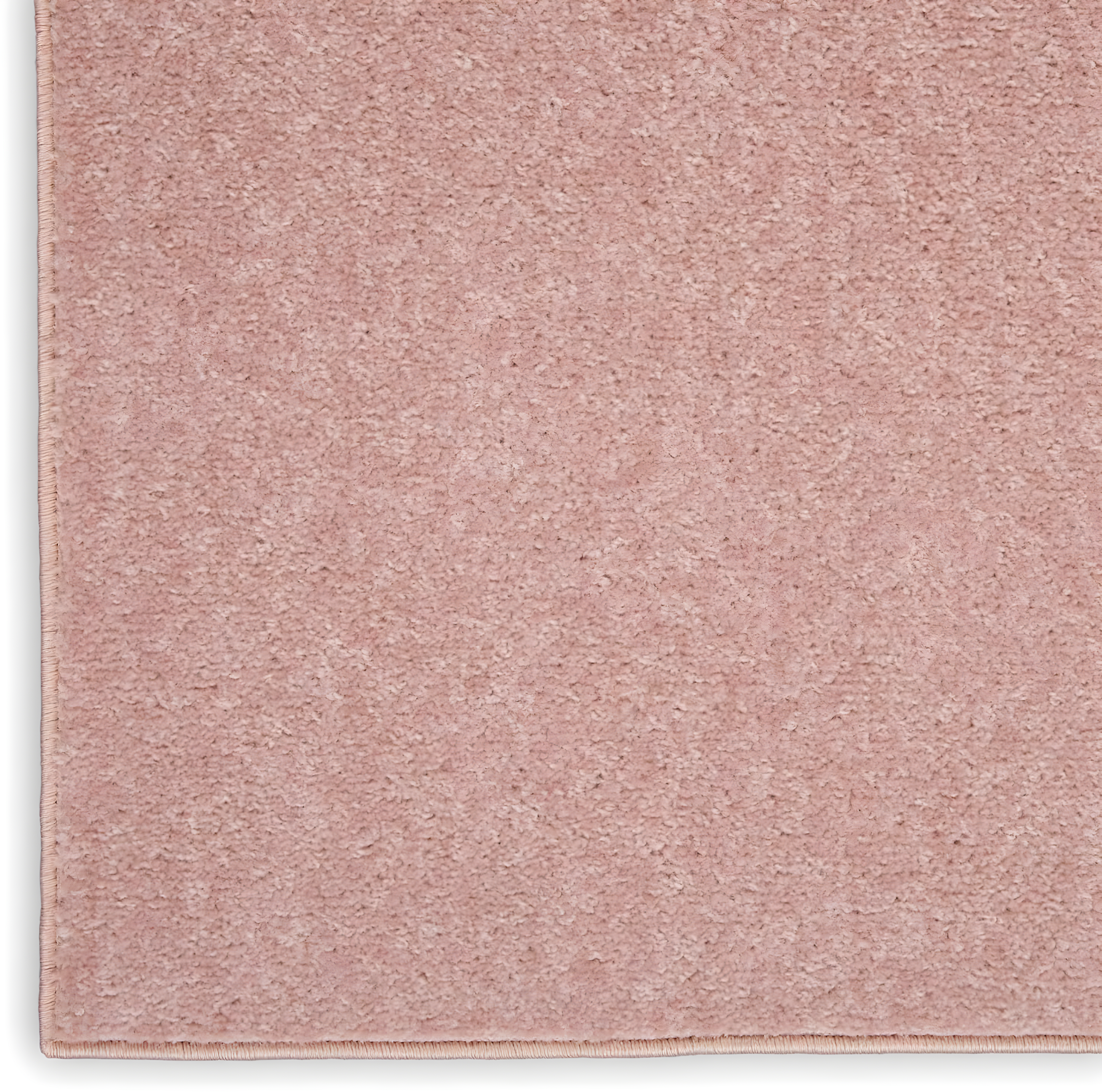 Nourison Essentials Easy Care Indoor Outdoor Area Rug - Pink 5' x Square