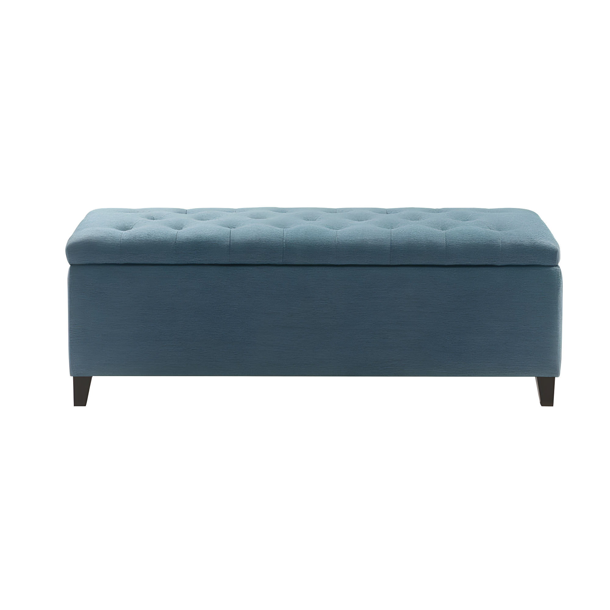 Selah Tufted Top Storage Bench Blue - Madison Park