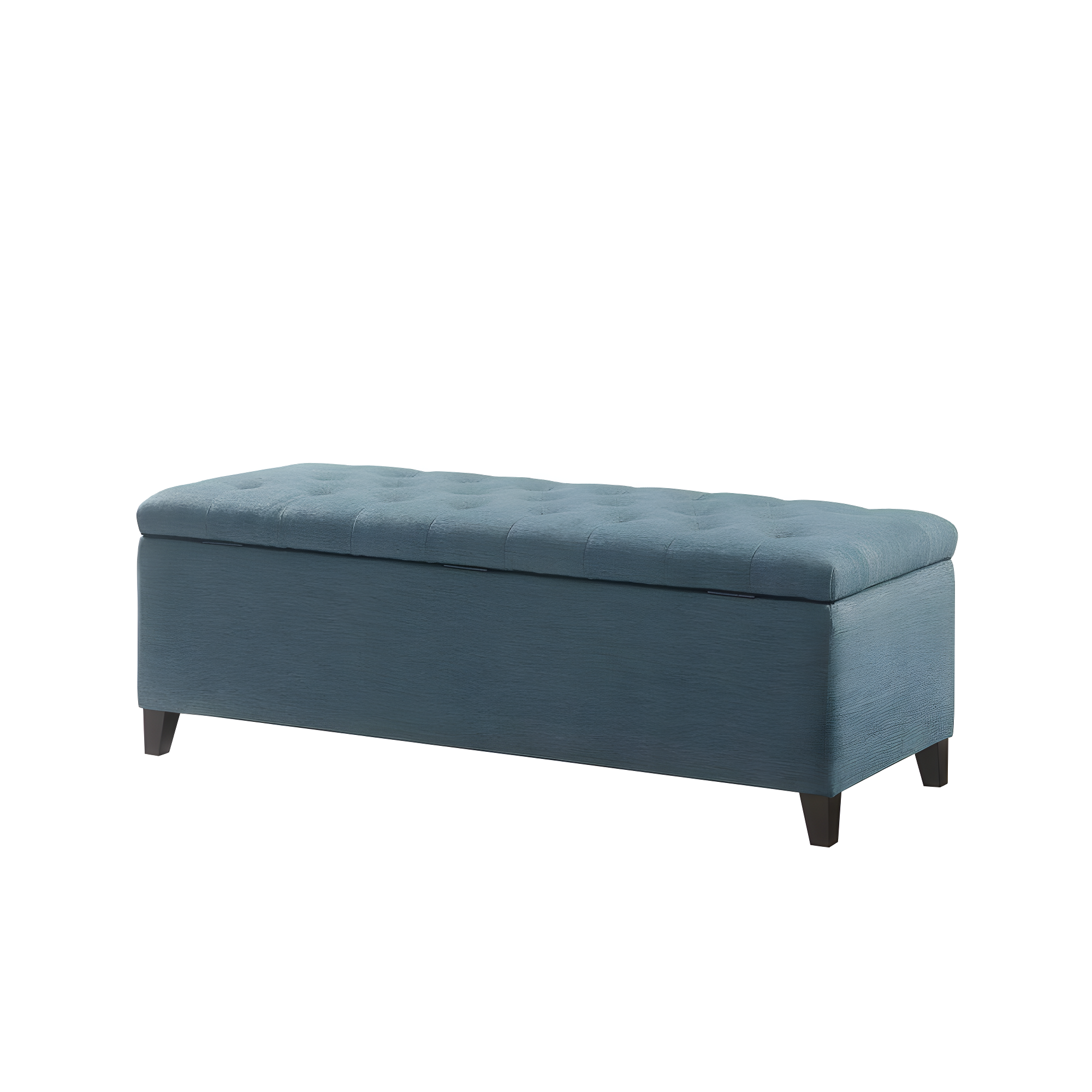 Selah Tufted Top Storage Bench Blue - Madison Park