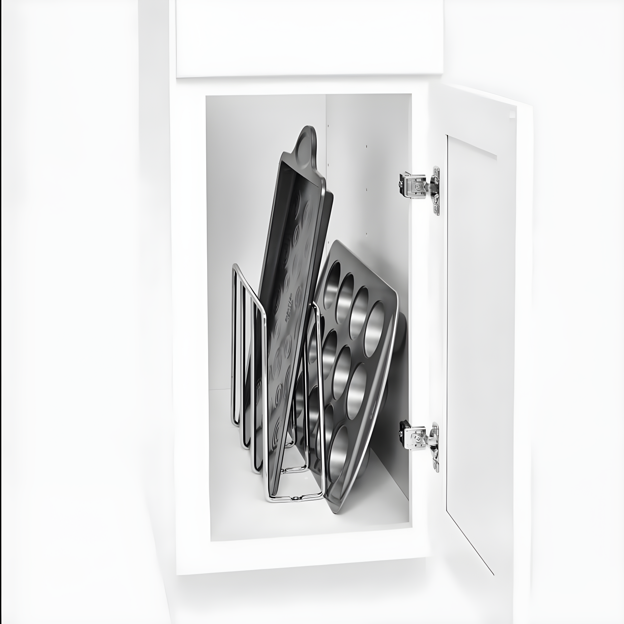 Rev-A-Shelf Rev-A-Shelf 596-10CR-52 Chrome U-Shaped Bakeware Cabinet Organizer (2 Pack) (Set of 2)