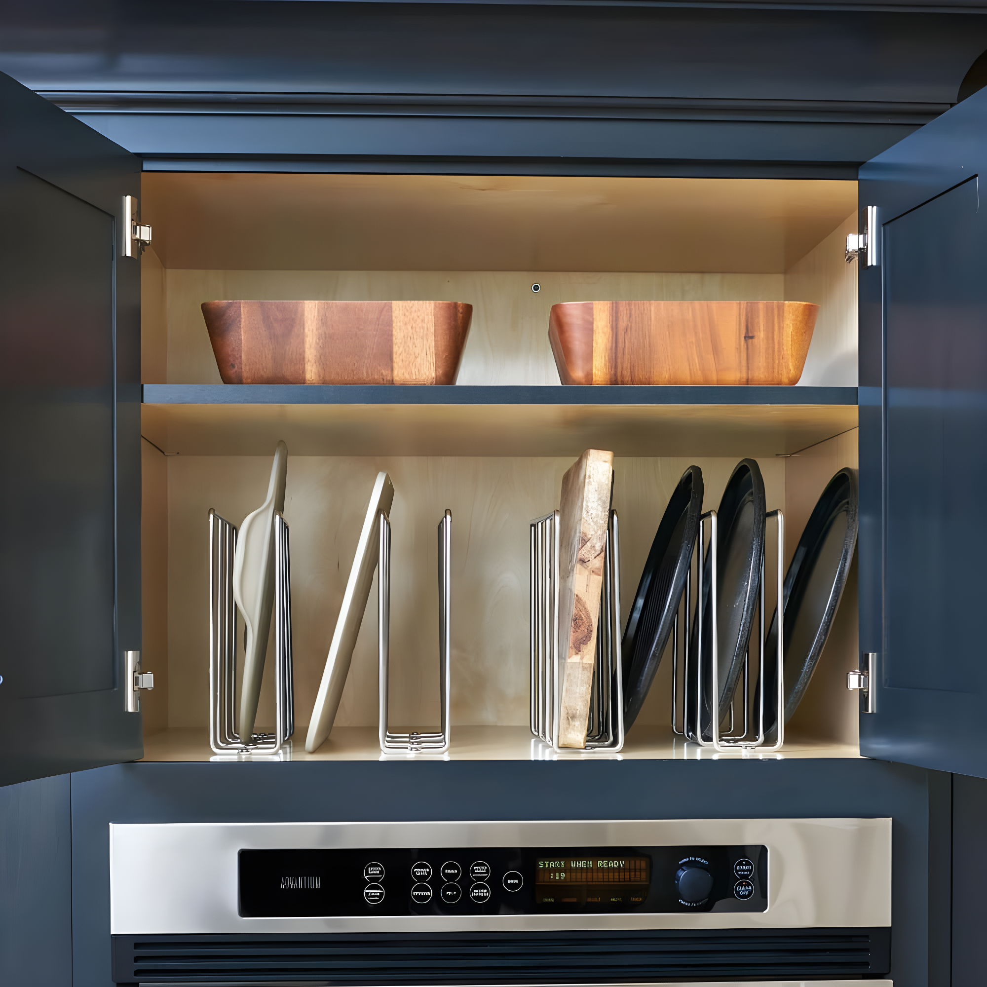 Rev-A-Shelf Rev-A-Shelf 596-10CR-52 Chrome U-Shaped Bakeware Cabinet Organizer (2 Pack) (Set of 2)