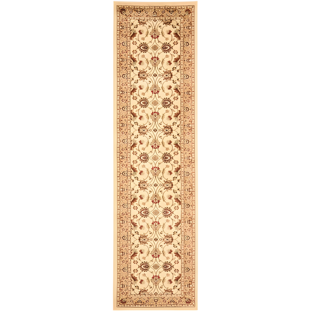Lyndhurst LNH553 Power Loomed Runner Rug - Ivory/Beige - 2'3"x16' - Safavieh