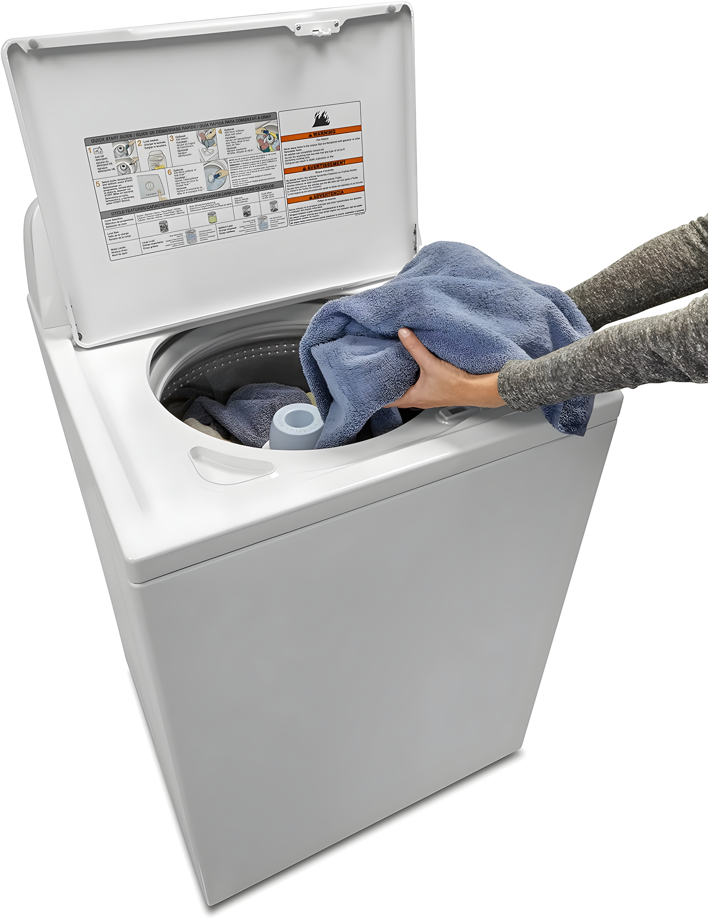 Kenmore 20362 Triple Action Agitator Top-Load Washer, 3.8 cu. ft, White