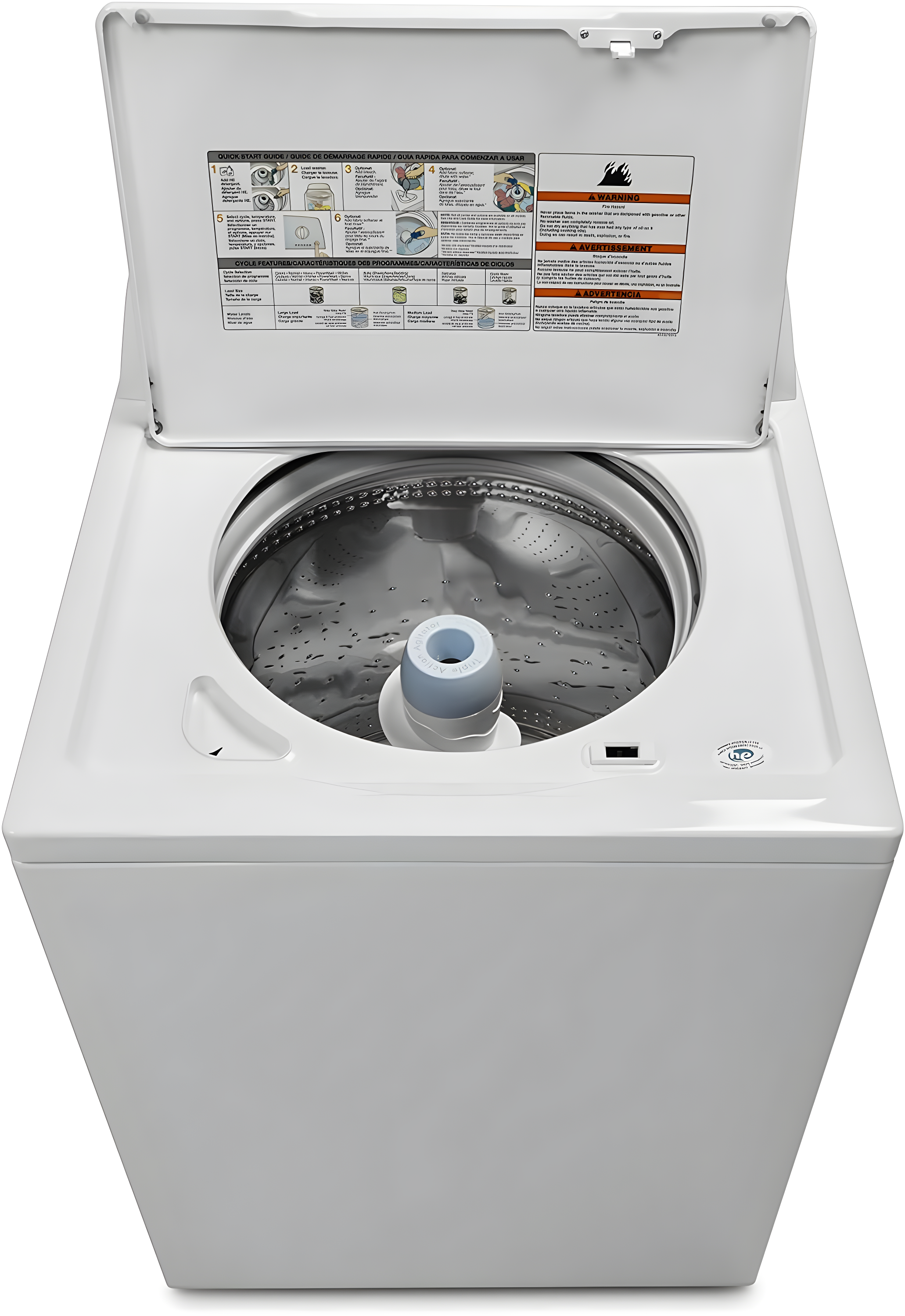Kenmore 20362 Triple Action Agitator Top-Load Washer, 3.8 cu. ft, White