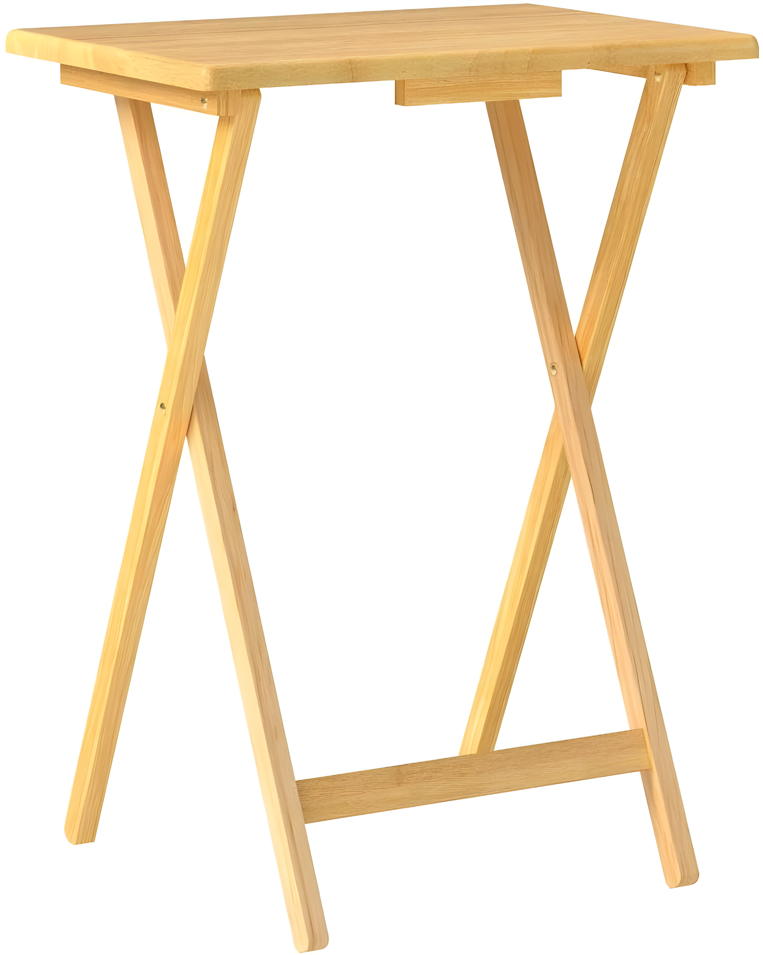 PJ Wood PJ Wood Folding TV Tray Tables with Compact Storage Rack, 5 Piece Set