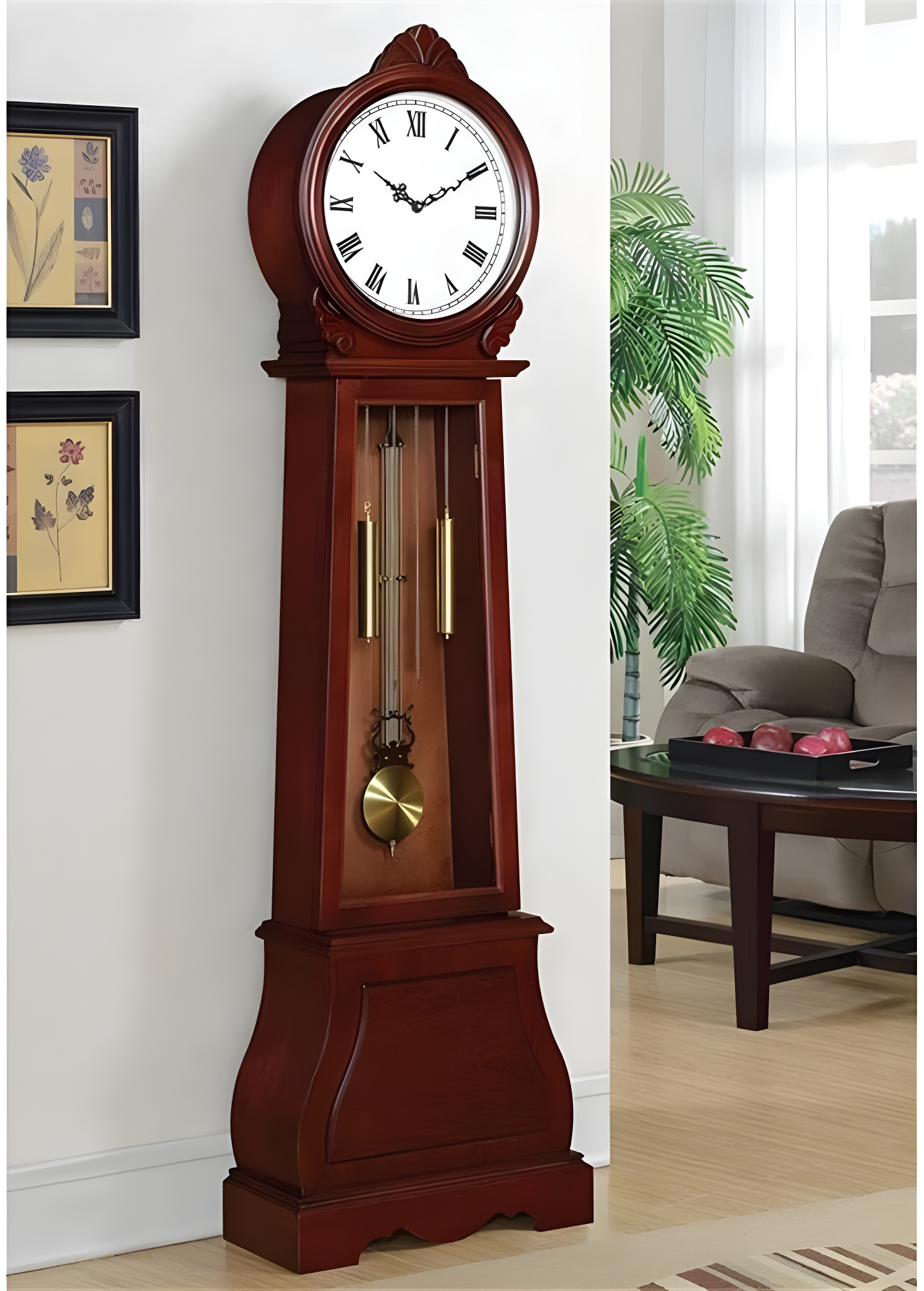 Coaster Company 71.75'' Basswood and Plywood Narcissa Grandfather Clock
