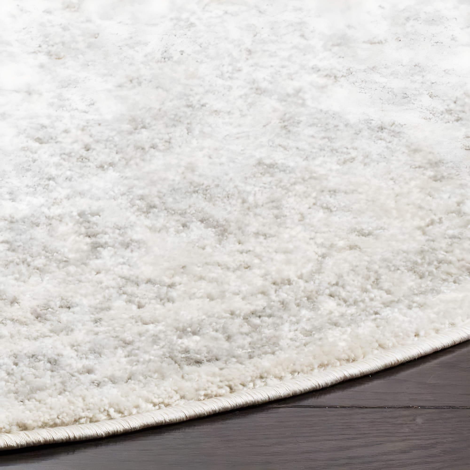 Adirondack ADR109 Machine Made Indoor Area Rug - Ivory/Silver - 12' Round - Safavieh