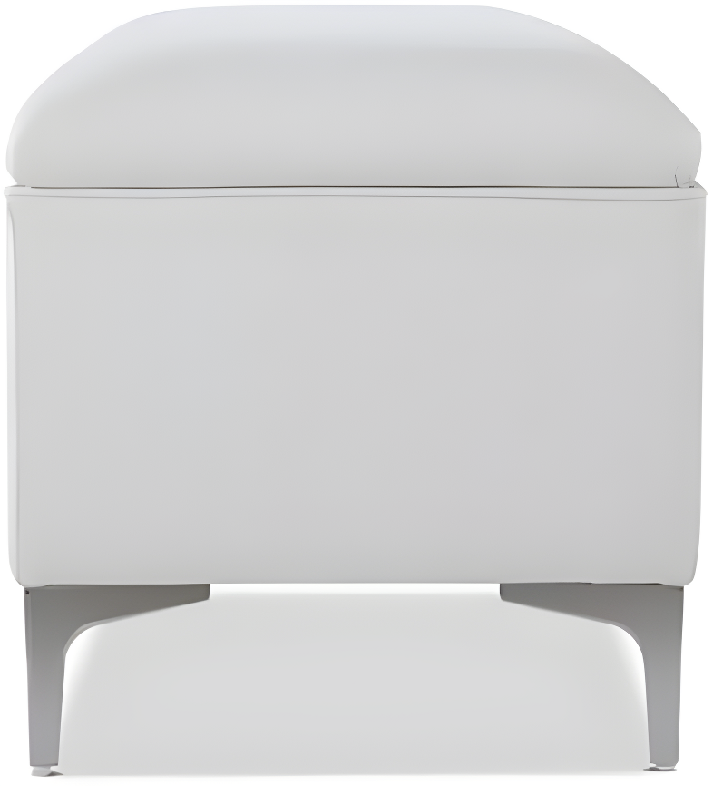 Madelyn Storage Bench Bright White