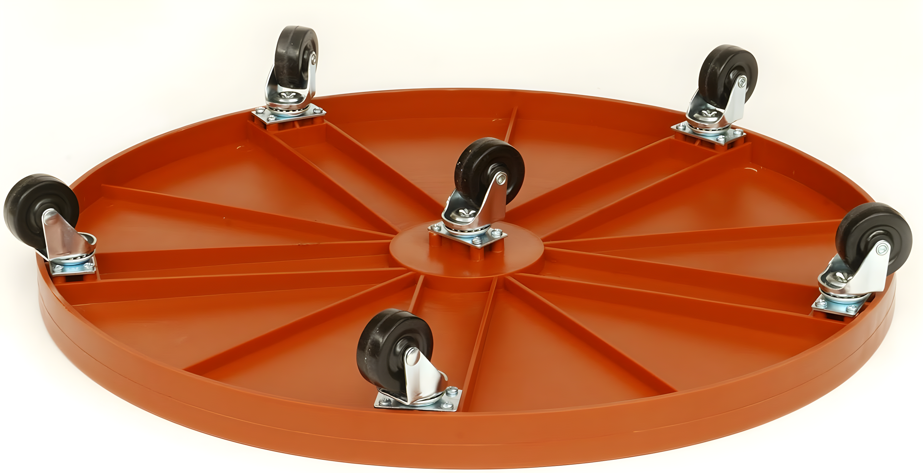 DeVault Heavy Duty Plastic Plant Dolly, Terracotta, 24in