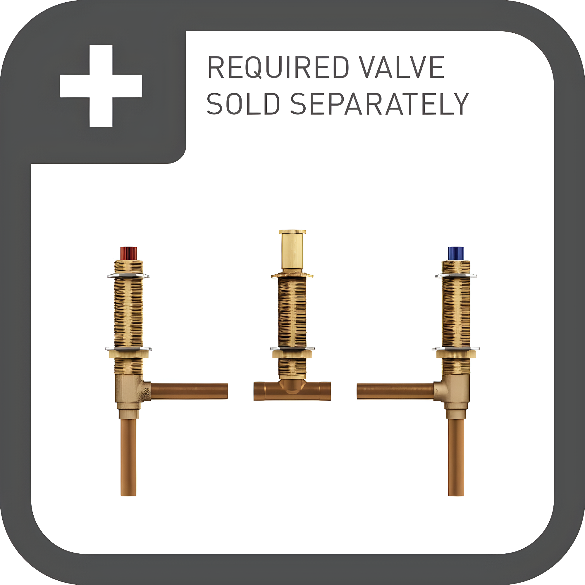Eva Double Handle Deck Mounted Roman Tub Faucet Trim