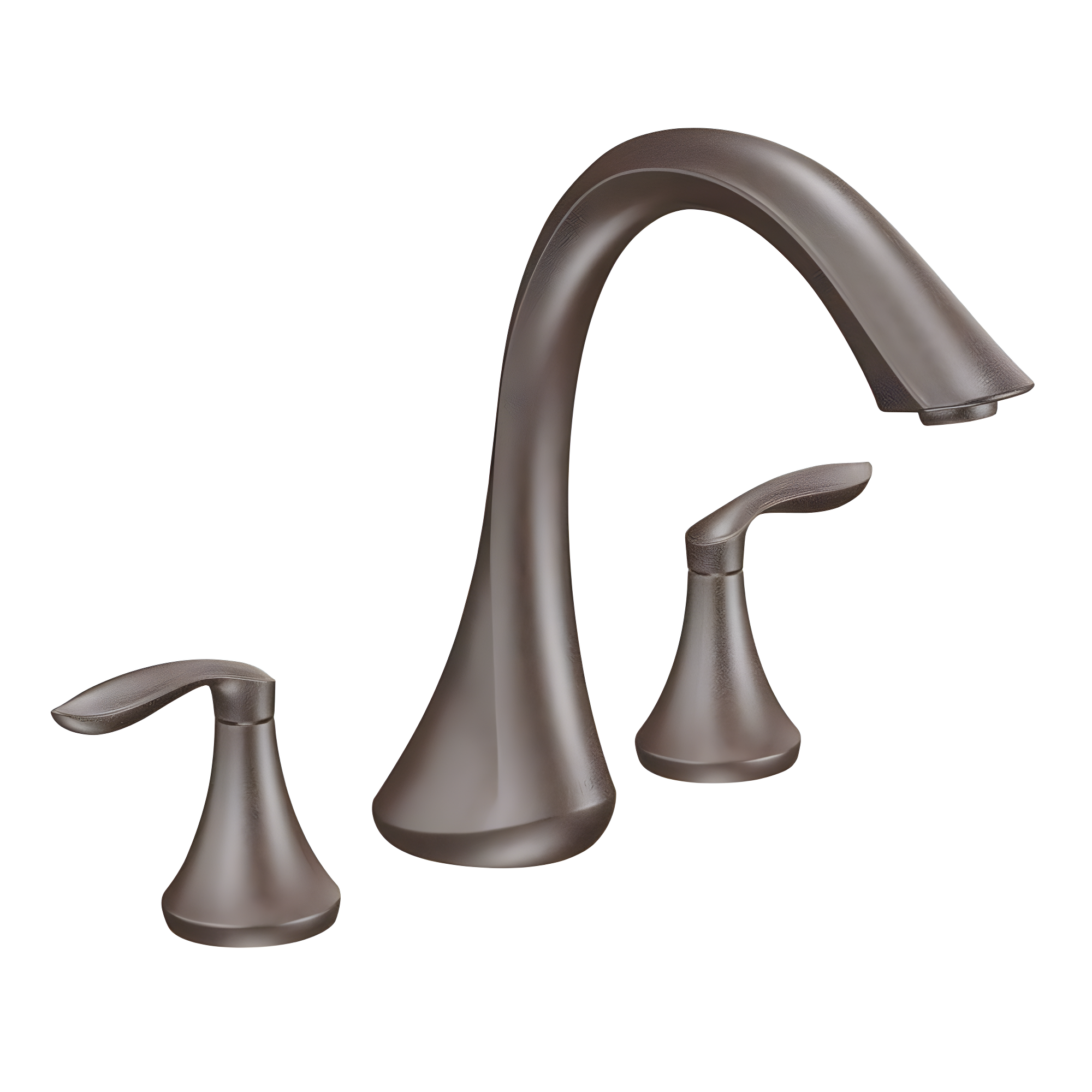 Eva Double Handle Deck Mounted Roman Tub Faucet Trim