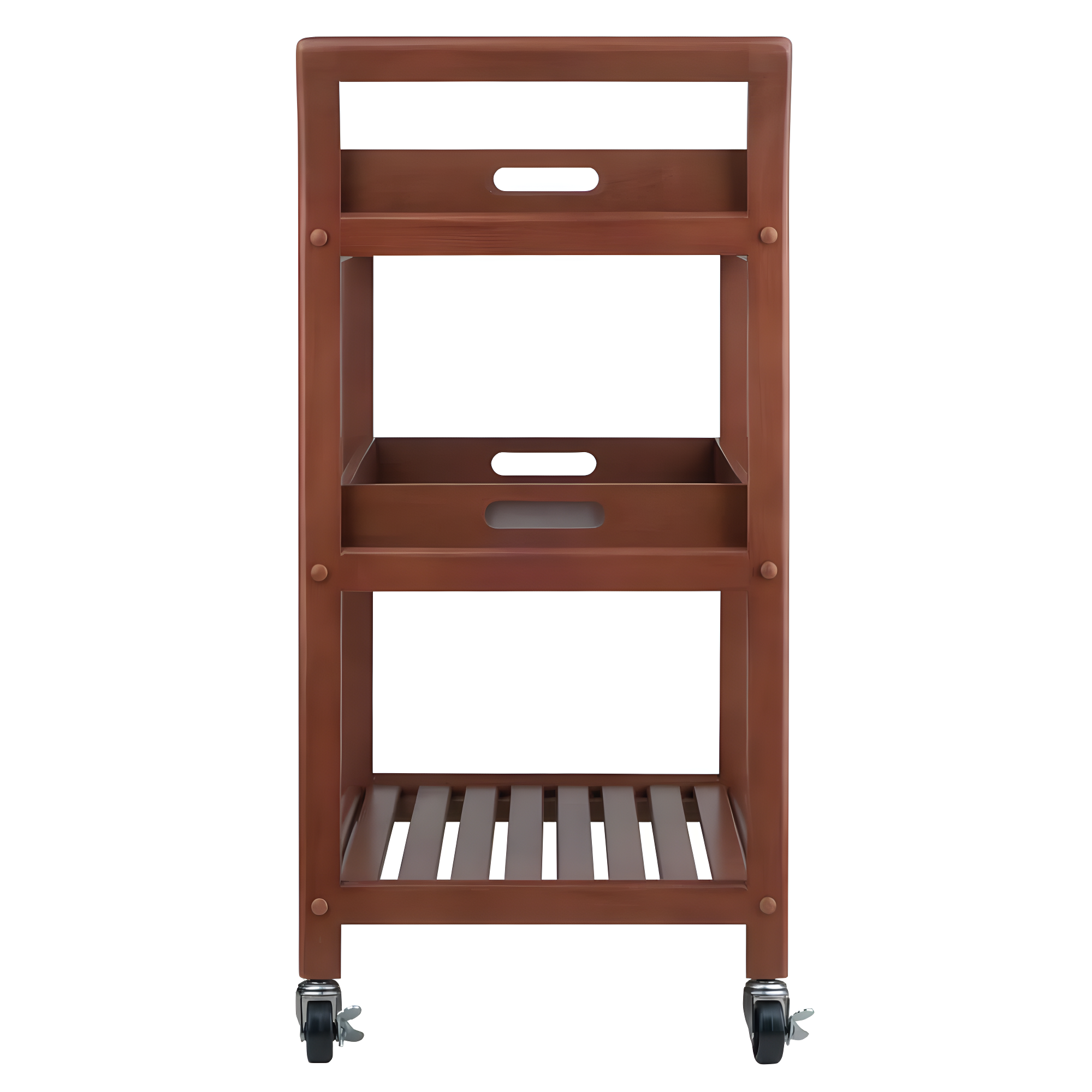 Skyline Decor Albert 33.27'' H x 24.8'' W Utility Cart with Wheels