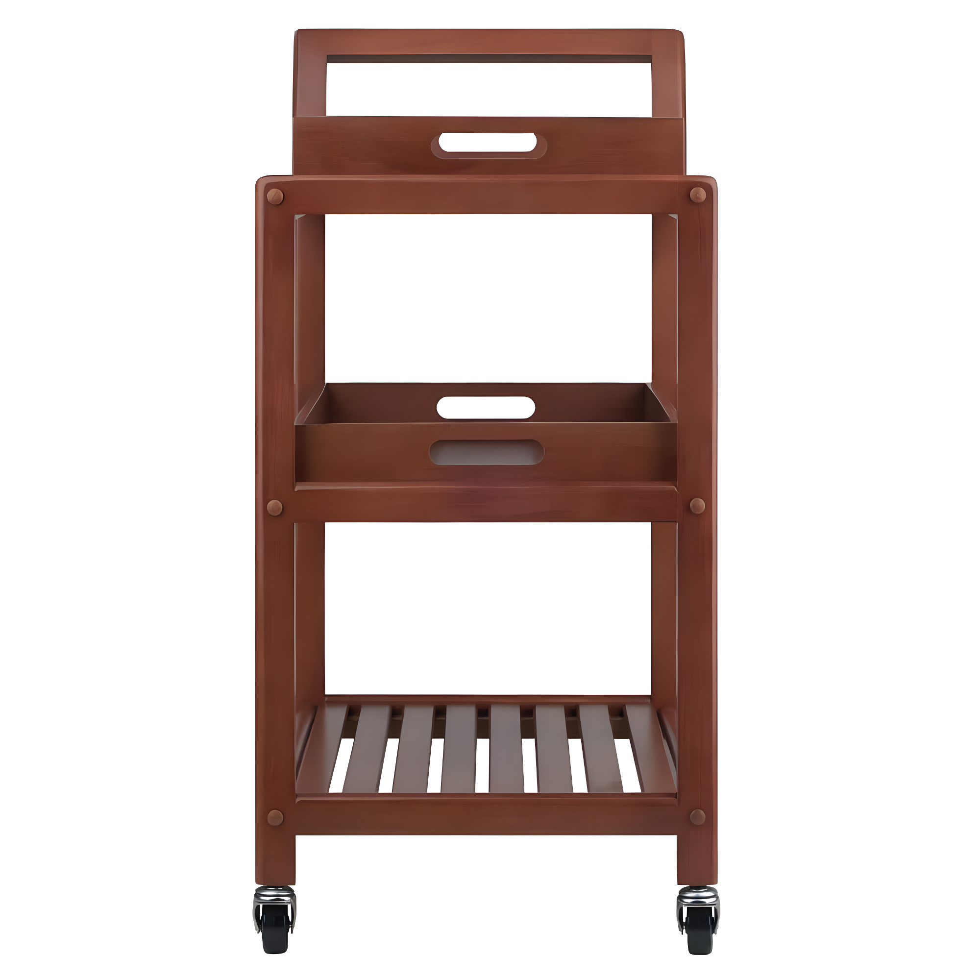 Skyline Decor Albert 33.27'' H x 24.8'' W Utility Cart with Wheels