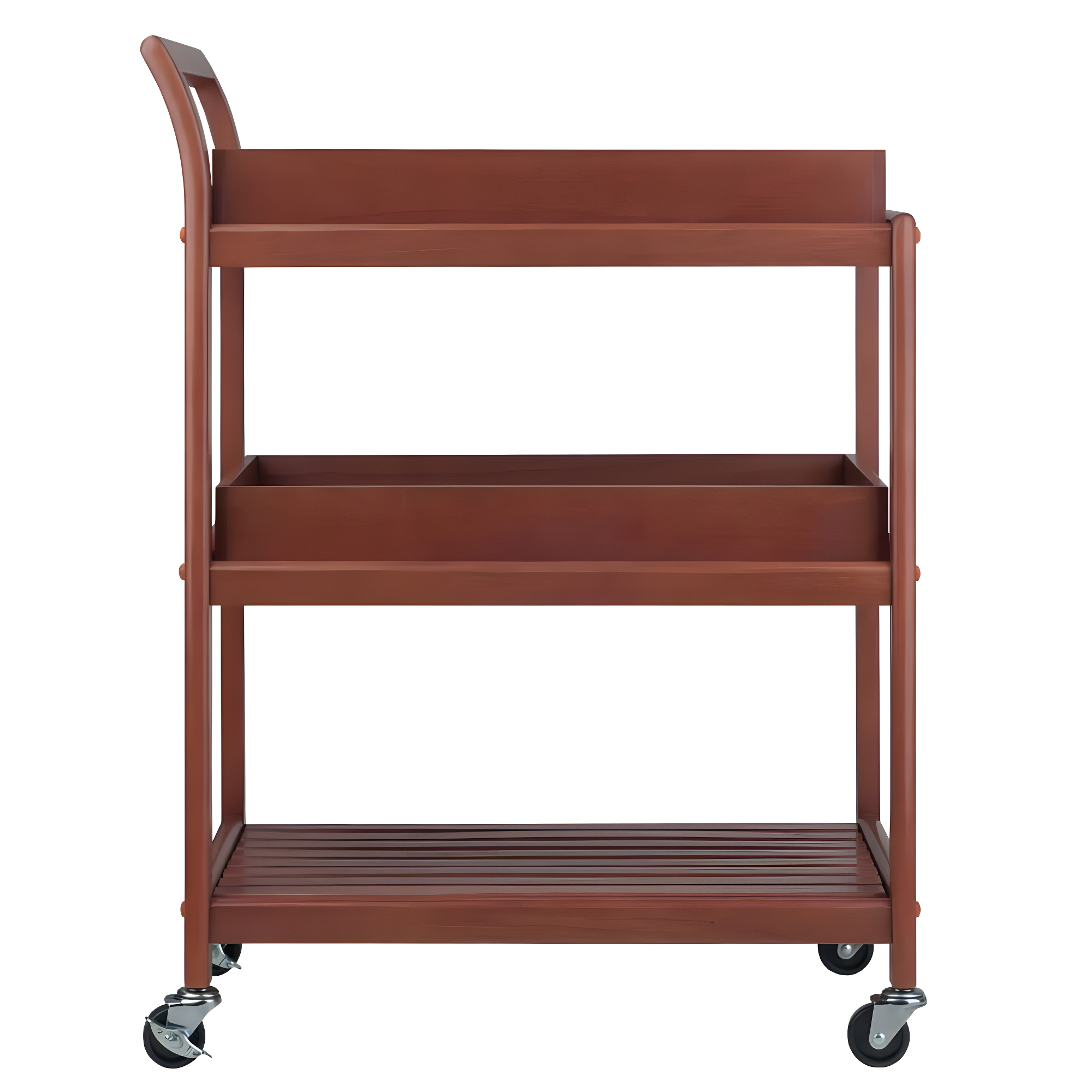 Skyline Decor Albert 33.27'' H x 24.8'' W Utility Cart with Wheels