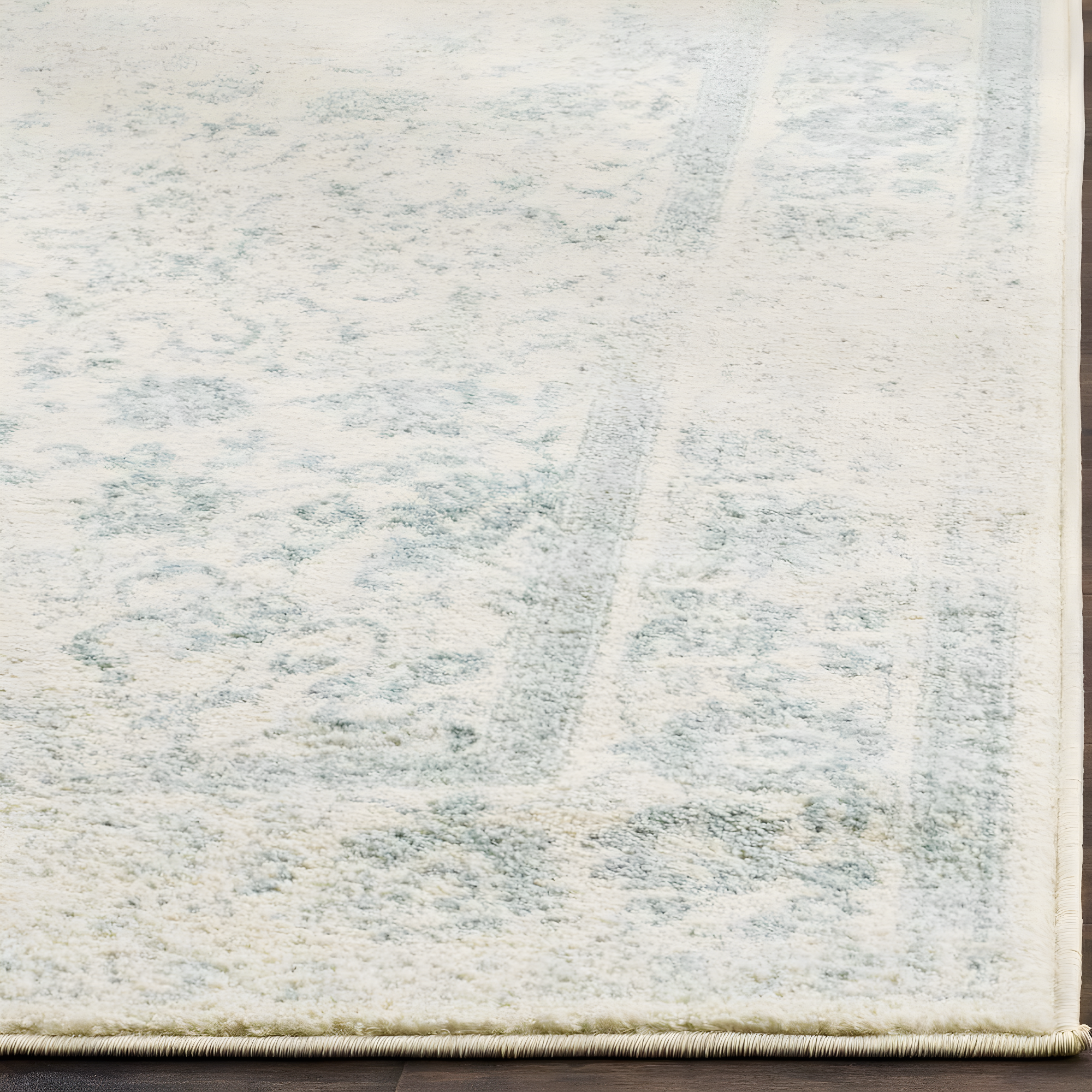 Adirondack ADR109 Machine Made Indoor Area Rug - Ivory/Slate - 11'x15' - Safavieh