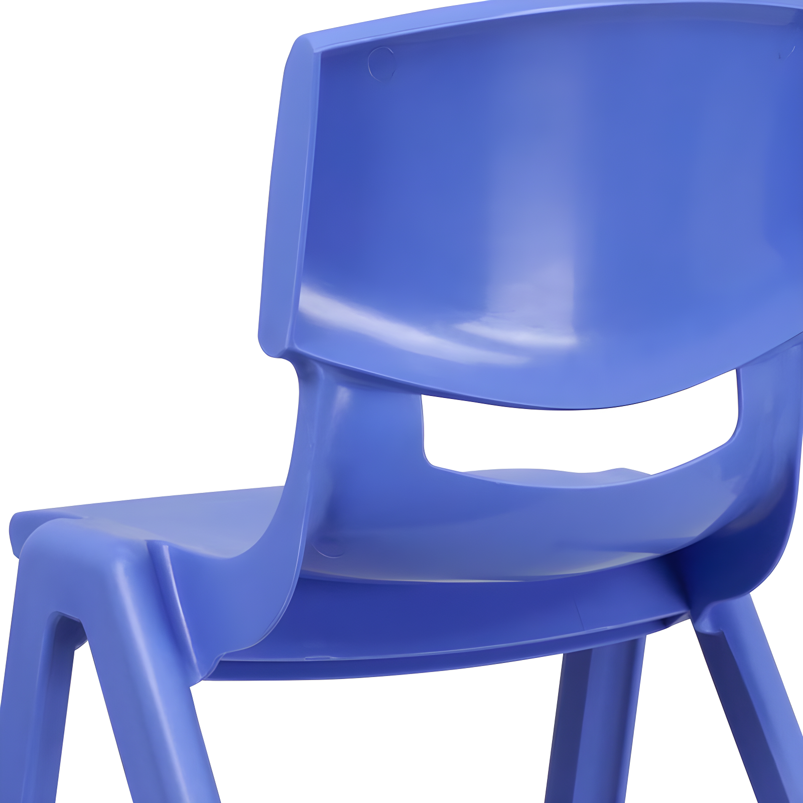 Flash Furniture Goddard Plastic Stack School Chair with Seat, 3rd-7th School Chair (Set of 4)
