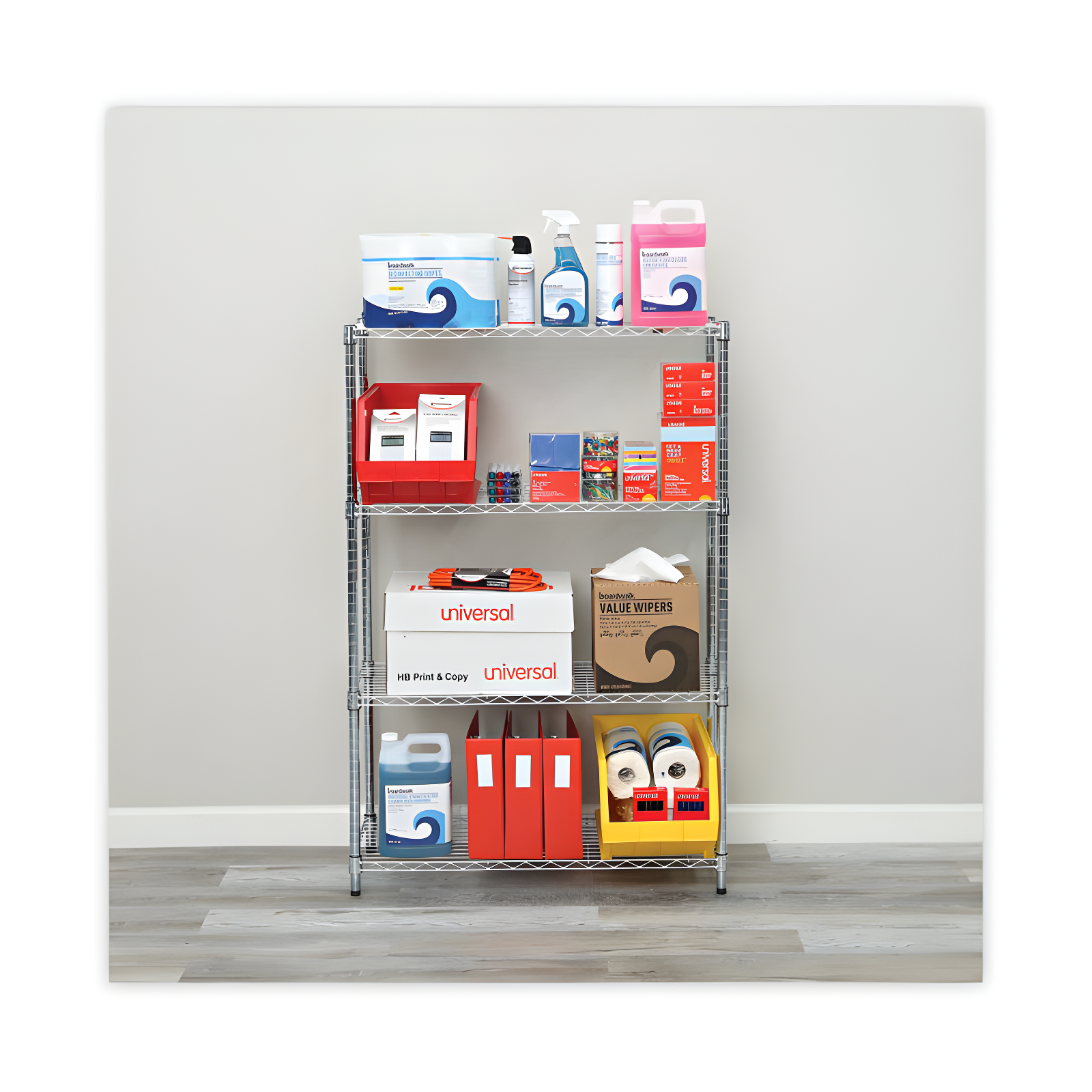 Alera® Residential 36'' W Steel Shelving Unit