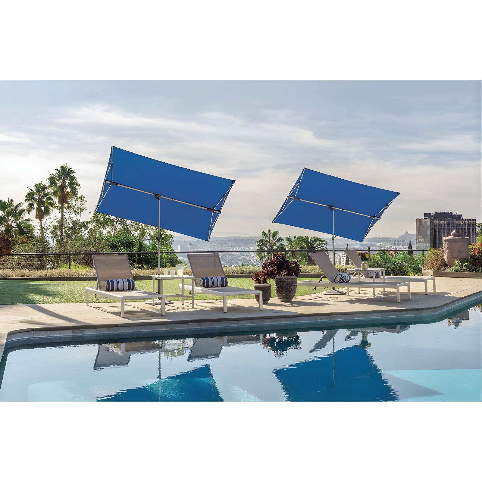 59.4'' x 83.16'' Rectangular Market Umbrella