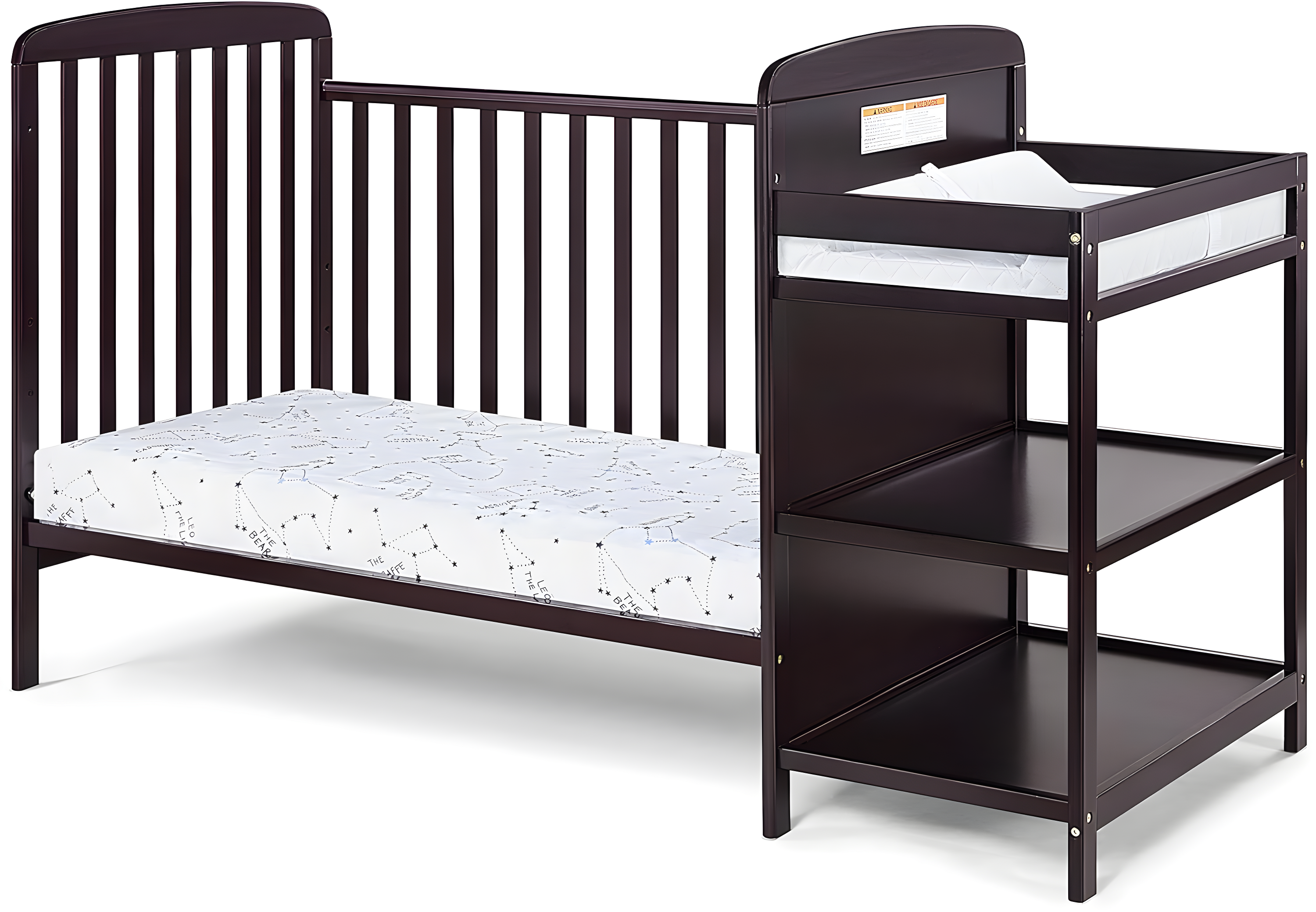 Ramsey 3-in-1 Convertible Crib and Changer Combo
