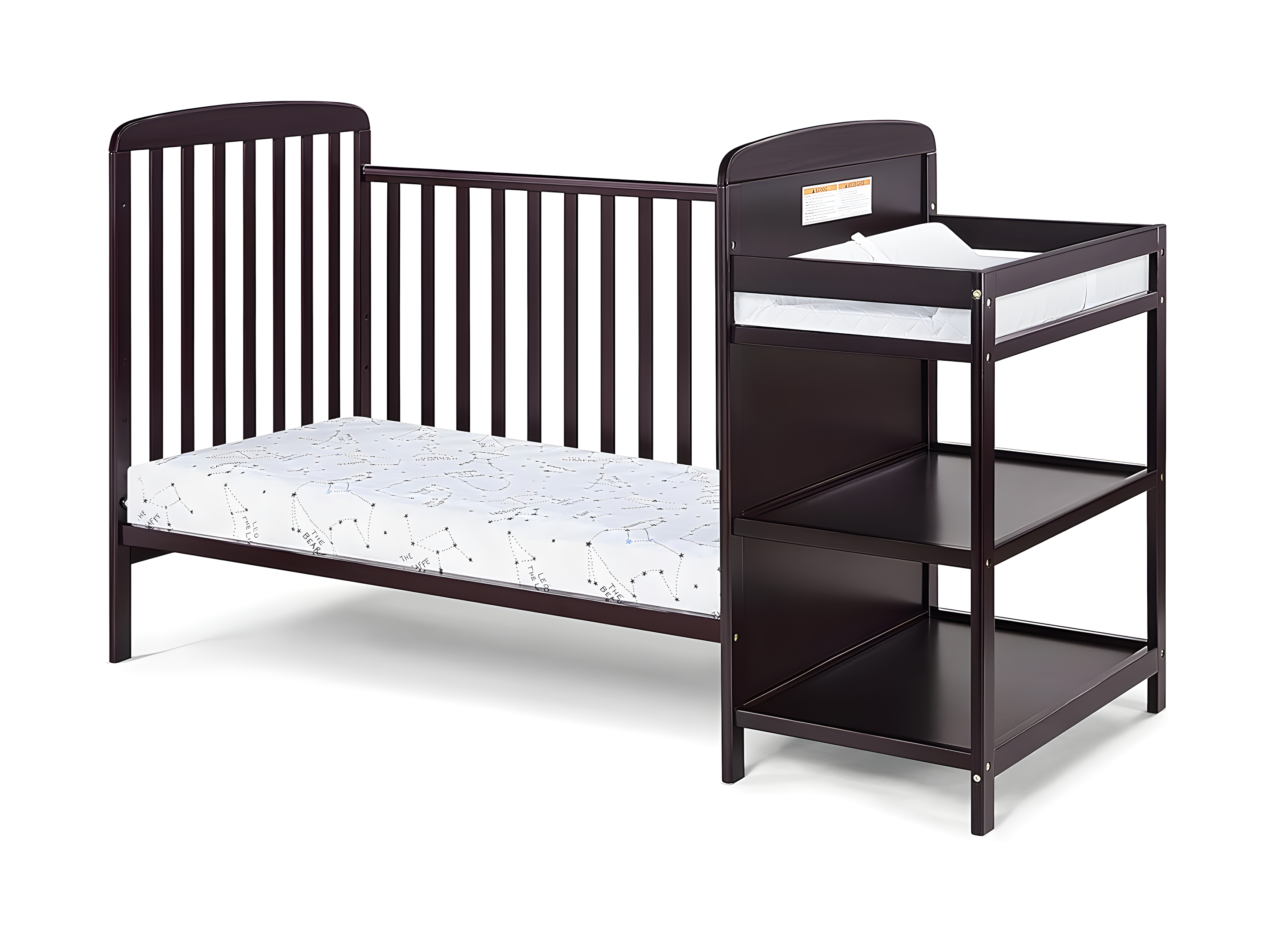 Ramsey 3-in-1 Convertible Crib and Changer Combo