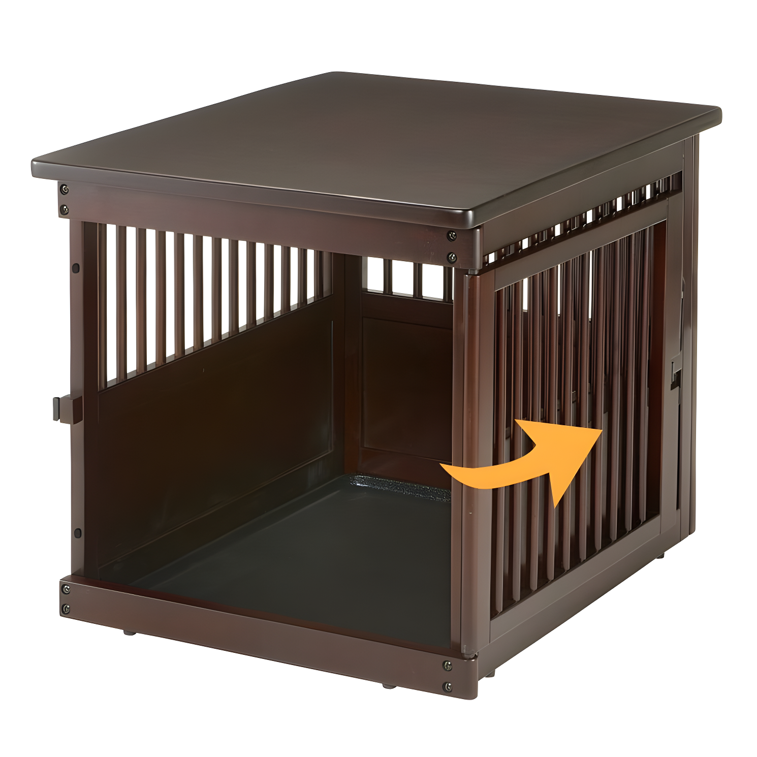 Wooden End Table Pet Crate