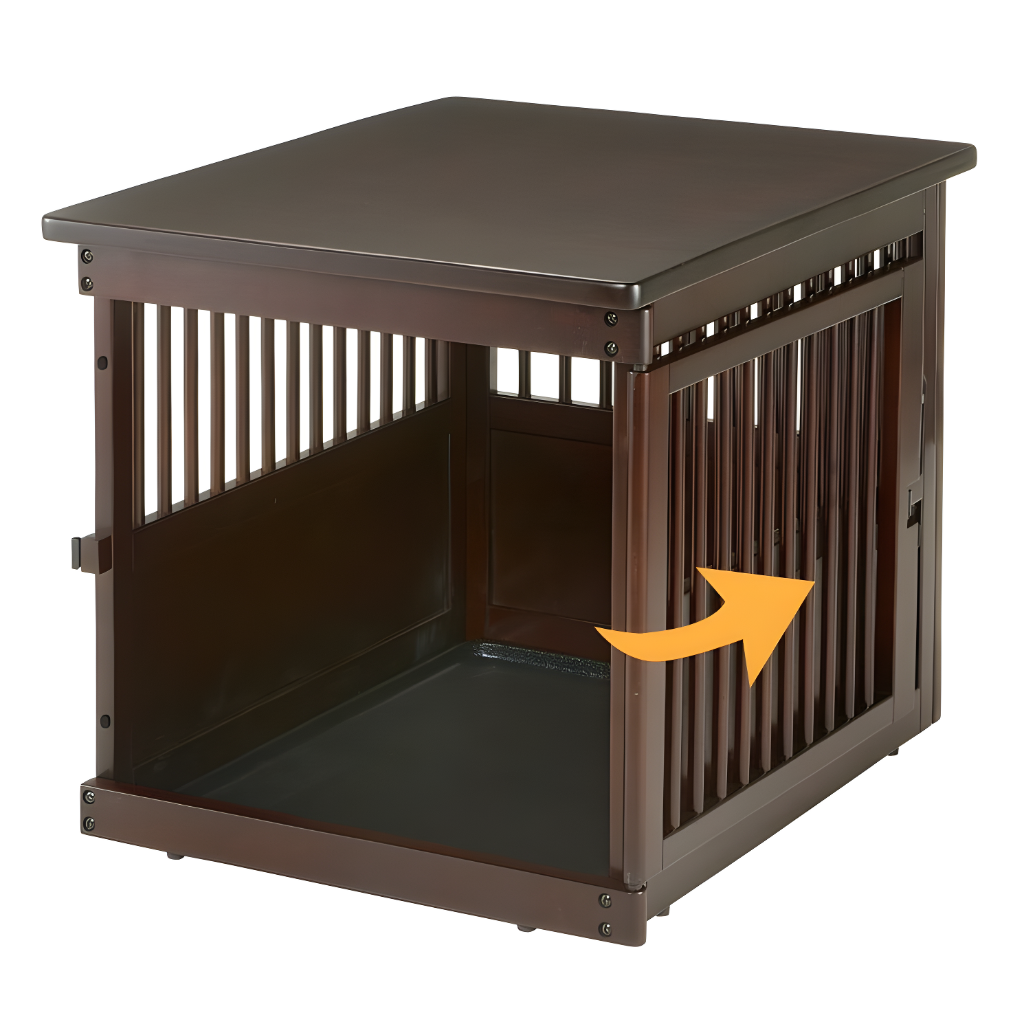 Wooden End Table Pet Crate
