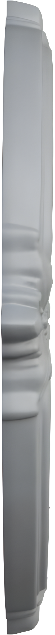 Ekena Millwork 12 3/4"OD x 4"ID x 1/2"P Attica Ceiling Medallion (Fits Canopies up to 4")