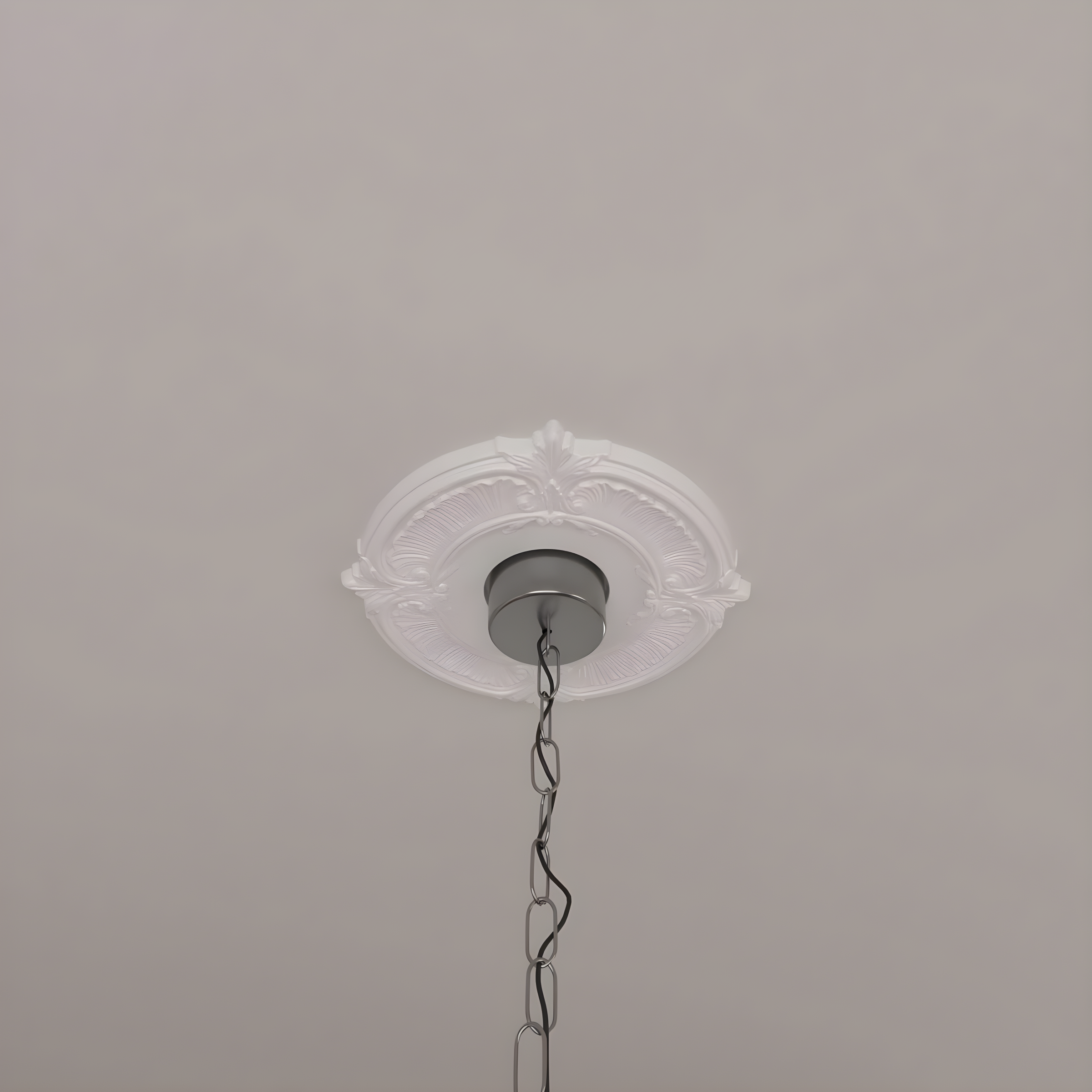 Ekena Millwork 12 3/4"OD x 4"ID x 1/2"P Attica Ceiling Medallion (Fits Canopies up to 4")