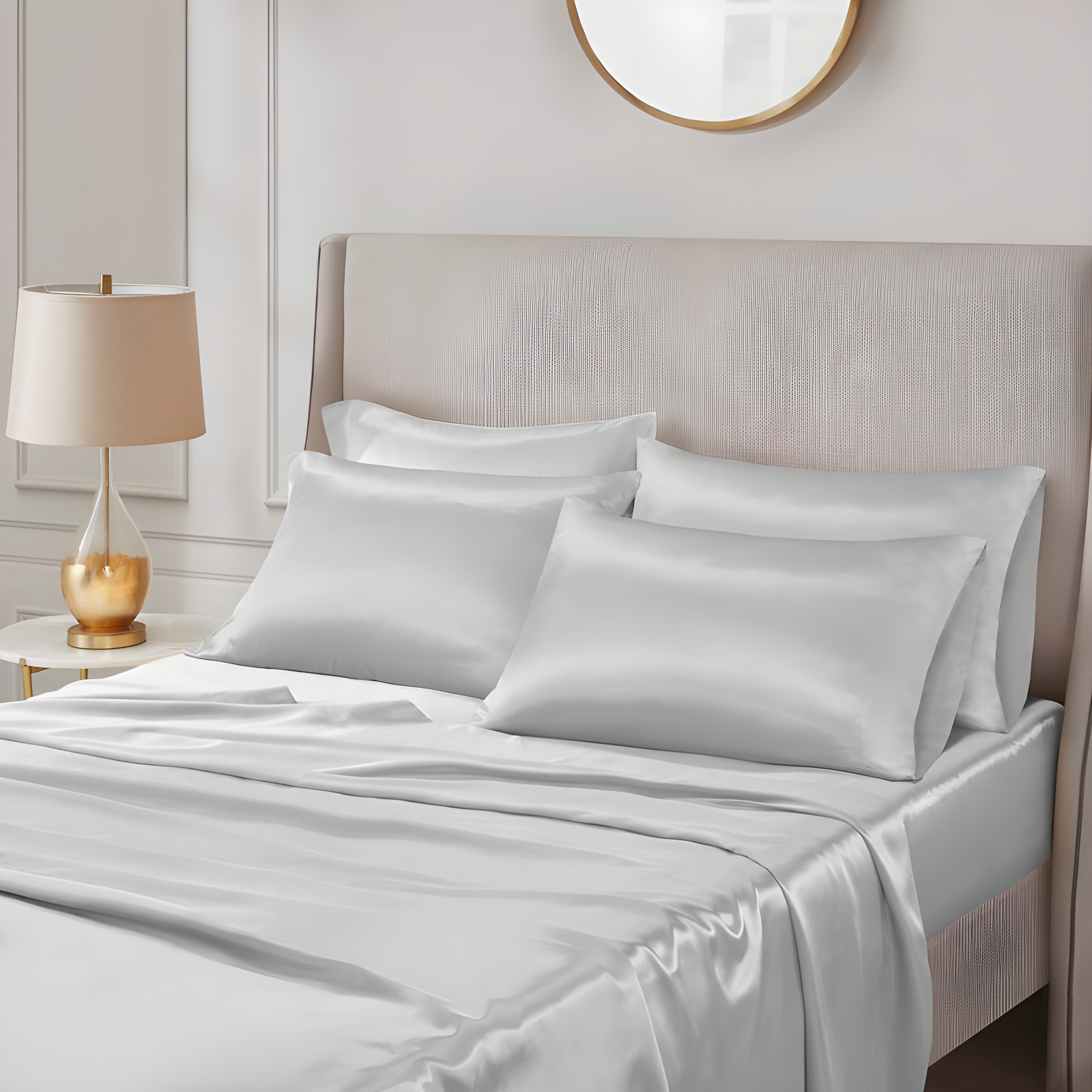 Madison Park Essentials Satin Luxury Sheet Set