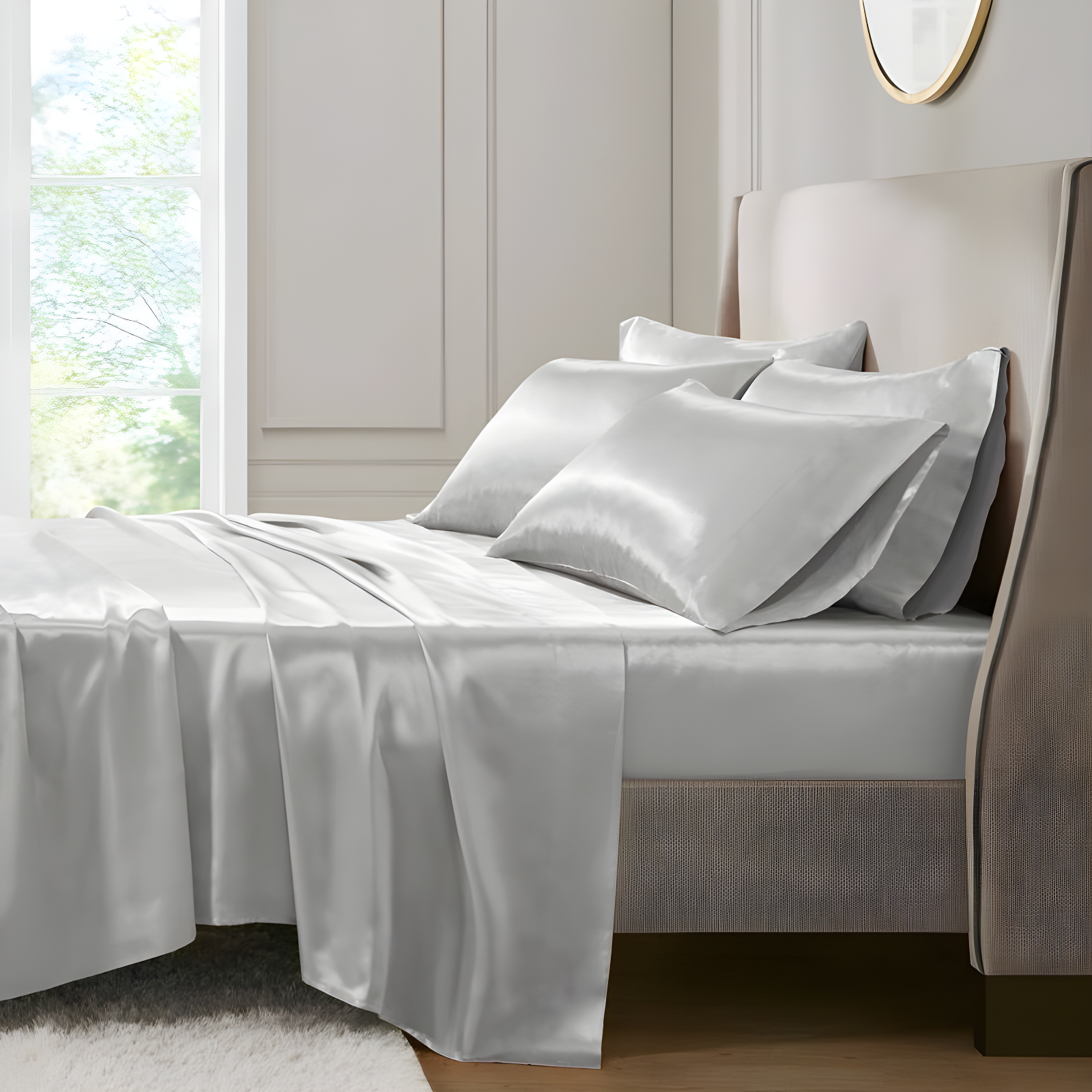 Madison Park Essentials Satin Luxury Sheet Set