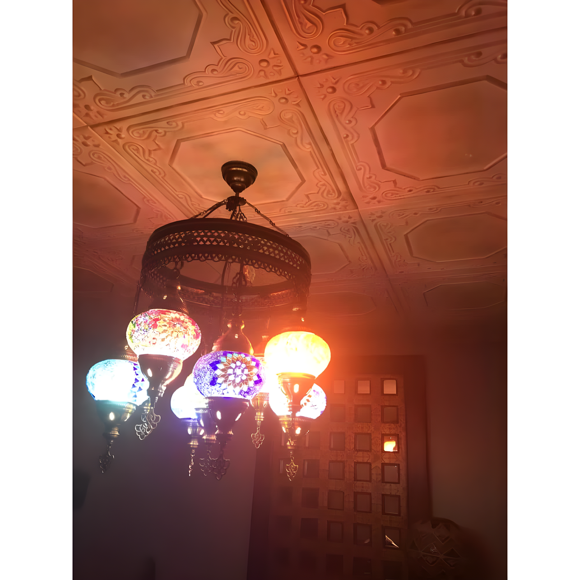 Topkapi Palace 1.6 ft. x 1.6 ft. Polystyrene Glue-up Ceiling Tile