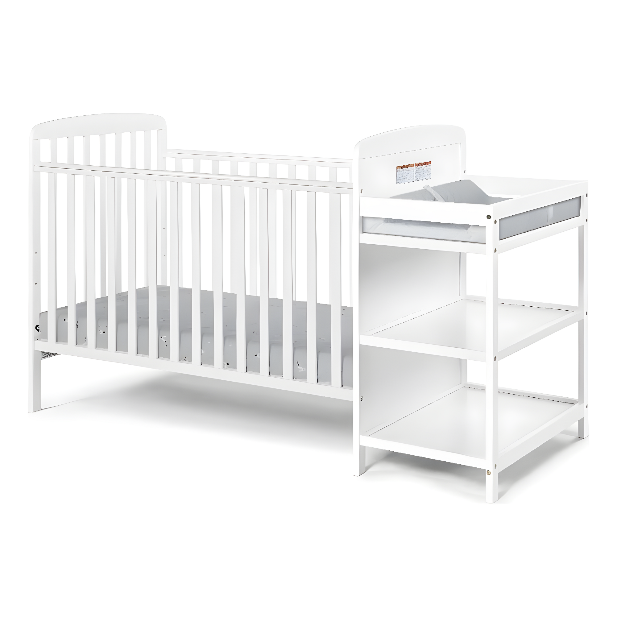 Ramsey 3-in-1 Convertible Crib and Changer Combo
