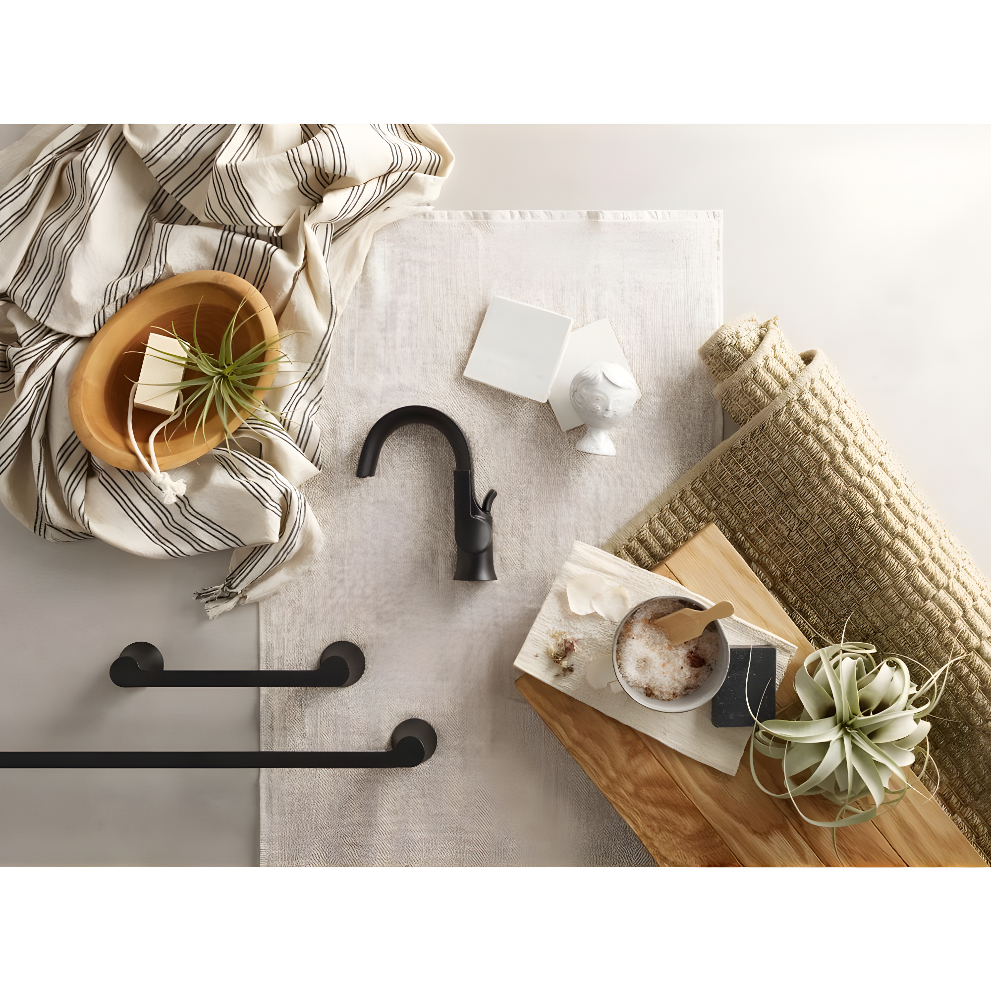 Doux Single Hole Bathroom Faucet with Drain Assembly