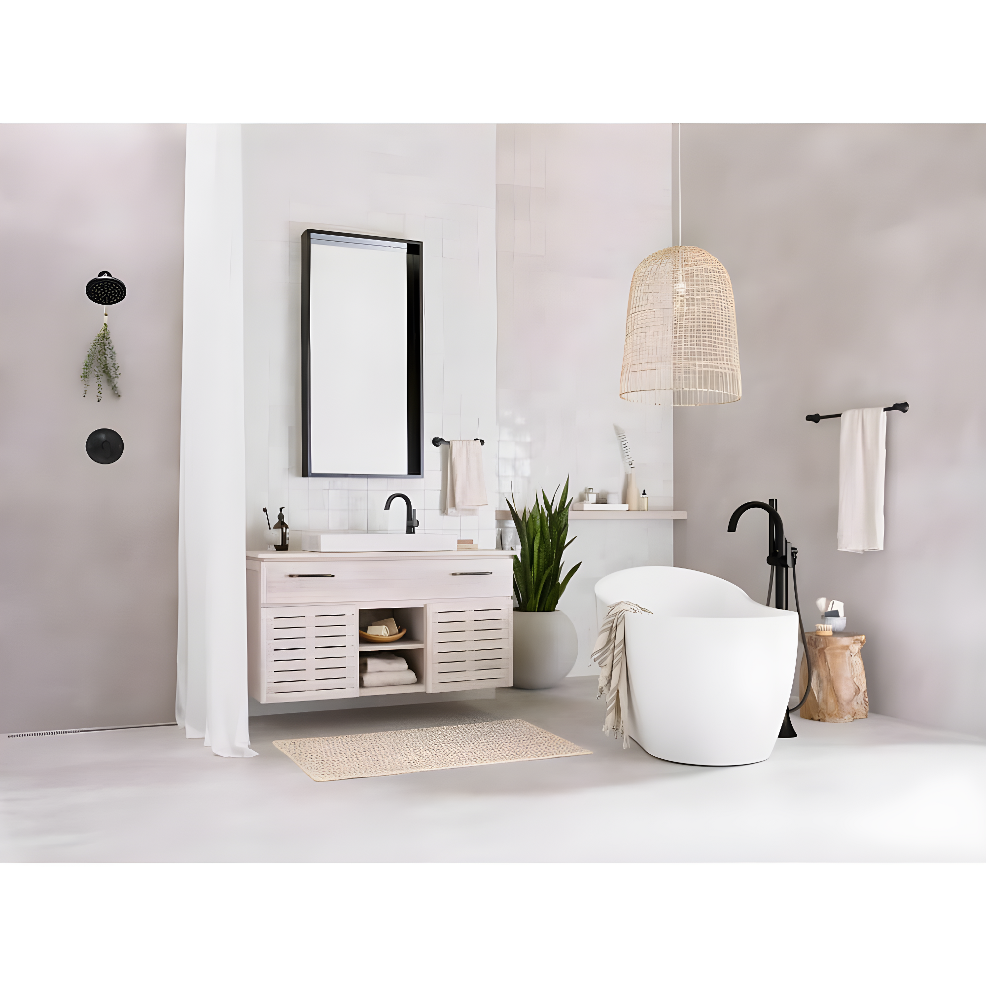 Doux Single Hole Bathroom Faucet with Drain Assembly
