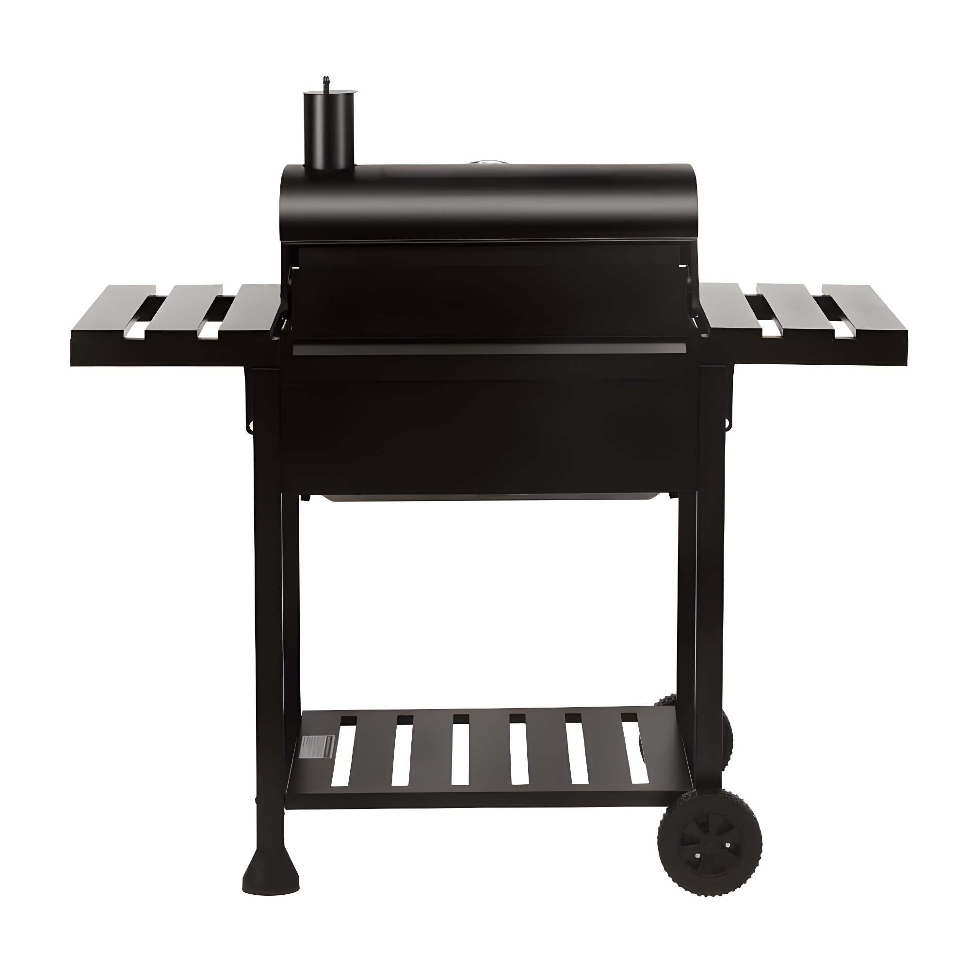 Royal Gourmet 24" Crop Barrel Charcoal Grill with Side Shelf and Cover