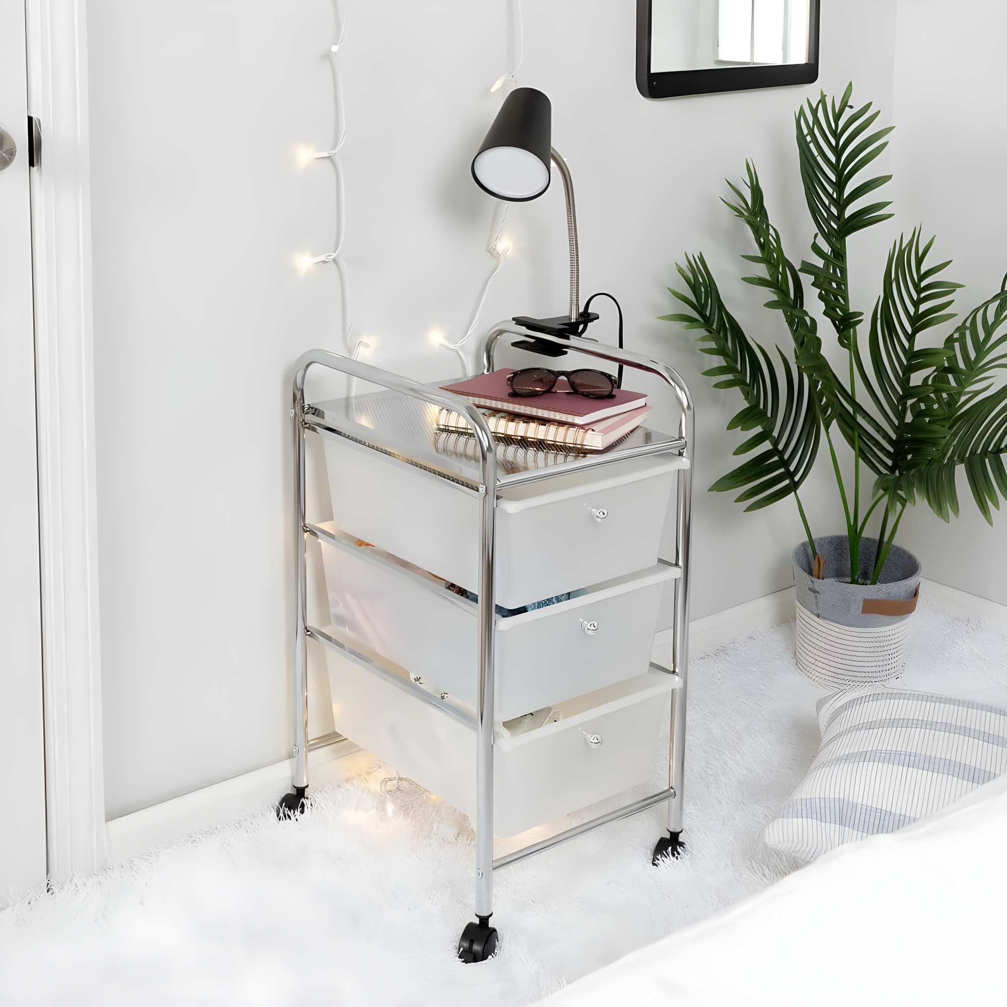 Rebrilliant Eliannys 3 Drawer Storage Drawer