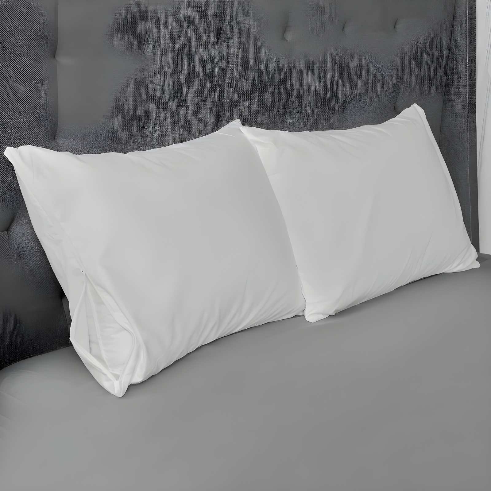 Jumbo Reserve Cotton Fresh Pillow Protector - AllerEase: Hypoallergenic, Zippered, Machine Washable