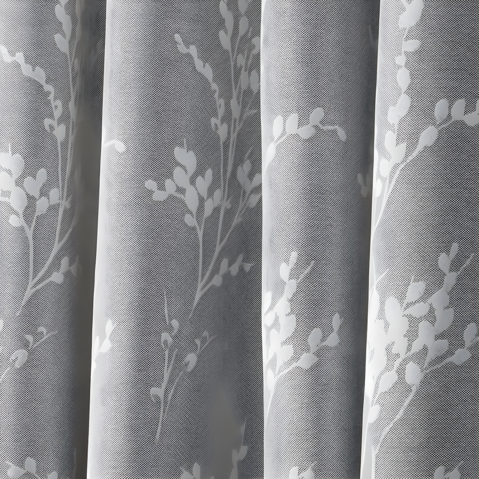 Nicole Miller Nicole Miller Turion Floral Room Darkening Blackout Grommet Top Curtain Panel Pair (Set of 2)