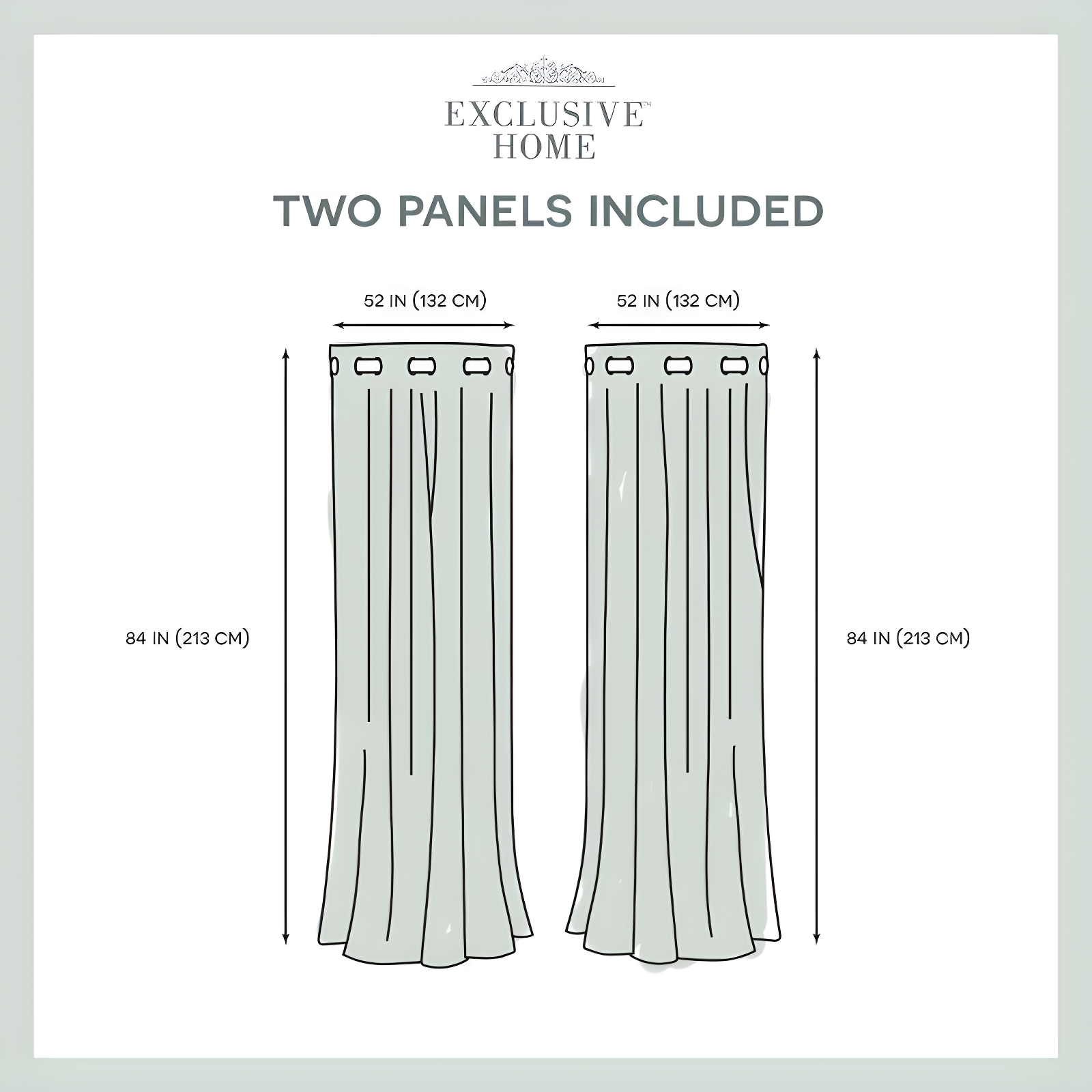 Nicole Miller Nicole Miller Turion Floral Room Darkening Blackout Grommet Top Curtain Panel Pair (Set of 2)