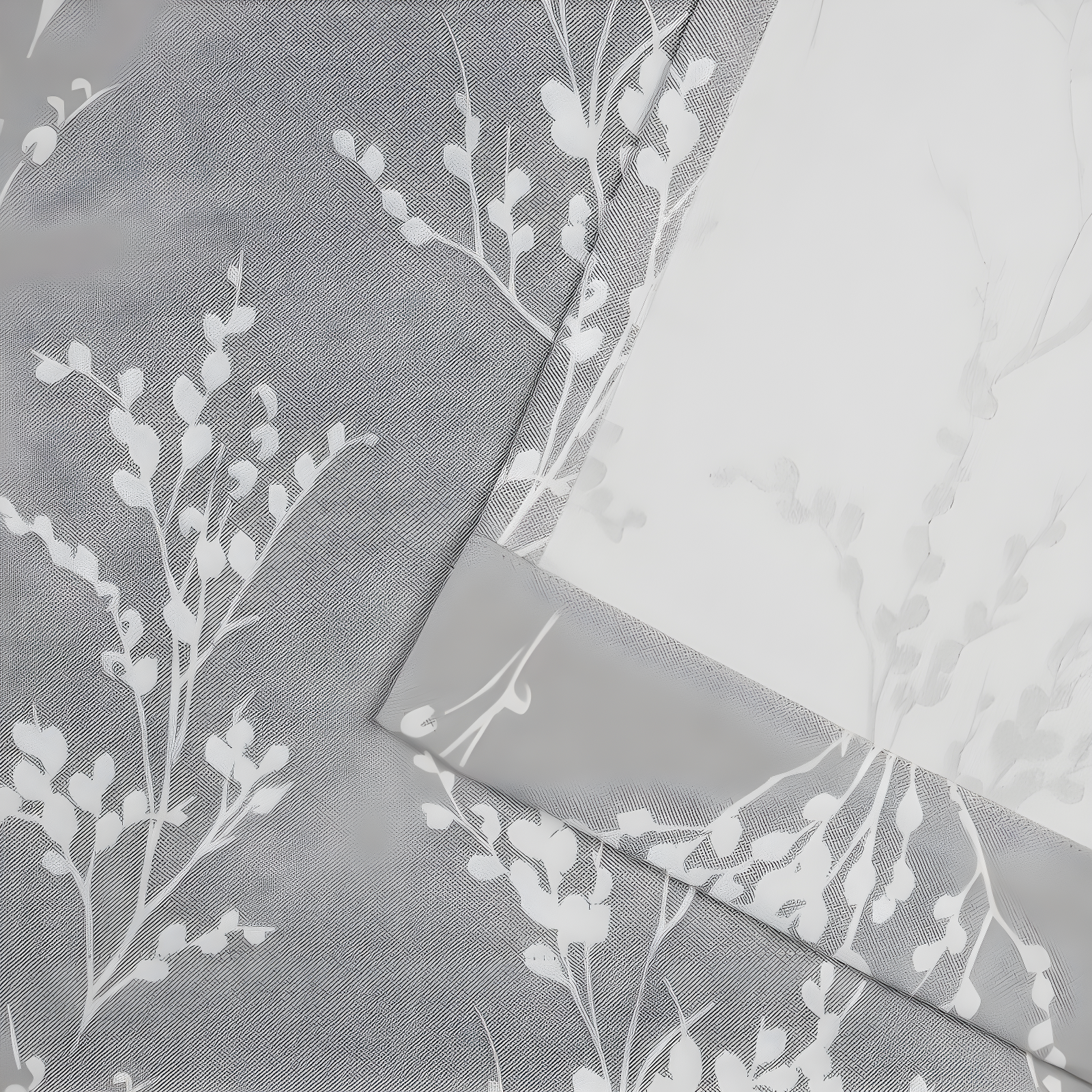 Nicole Miller Nicole Miller Turion Floral Room Darkening Blackout Grommet Top Curtain Panel Pair (Set of 2)