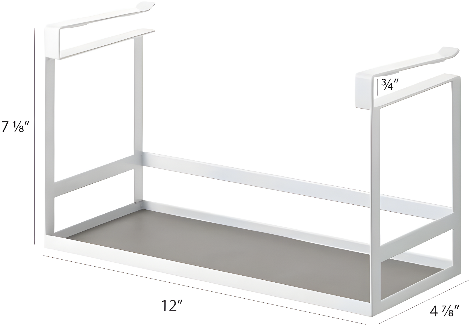 Yamazaki Home Yamazaki Home Under Shelf Spice Rack And Organizer For Kitchen Cabinets, Steel, Undershelf