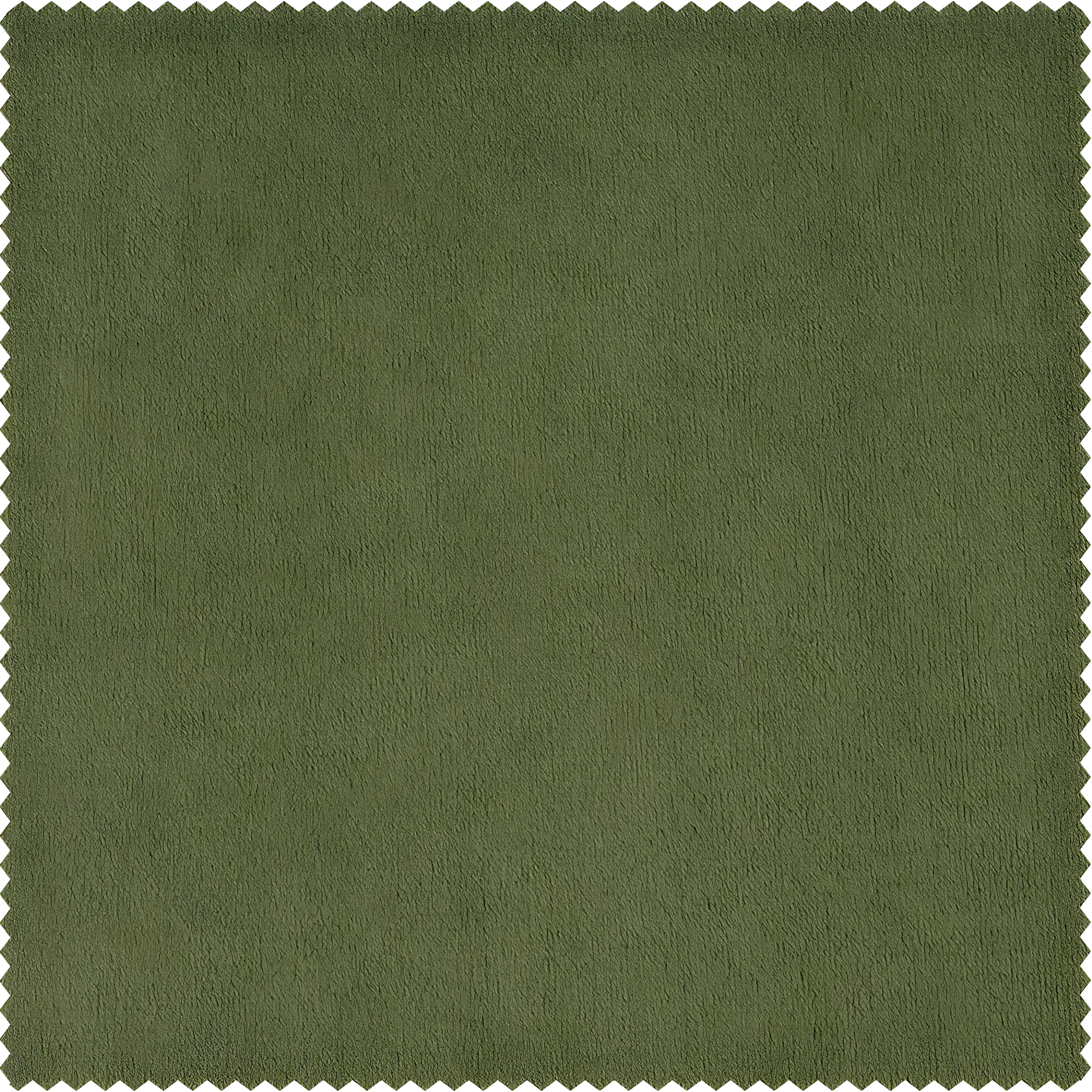 Half Price Drapes Signature Basque Green Velvet Blackout Curtains For Bedroom(1 Panel), 50WX 84L